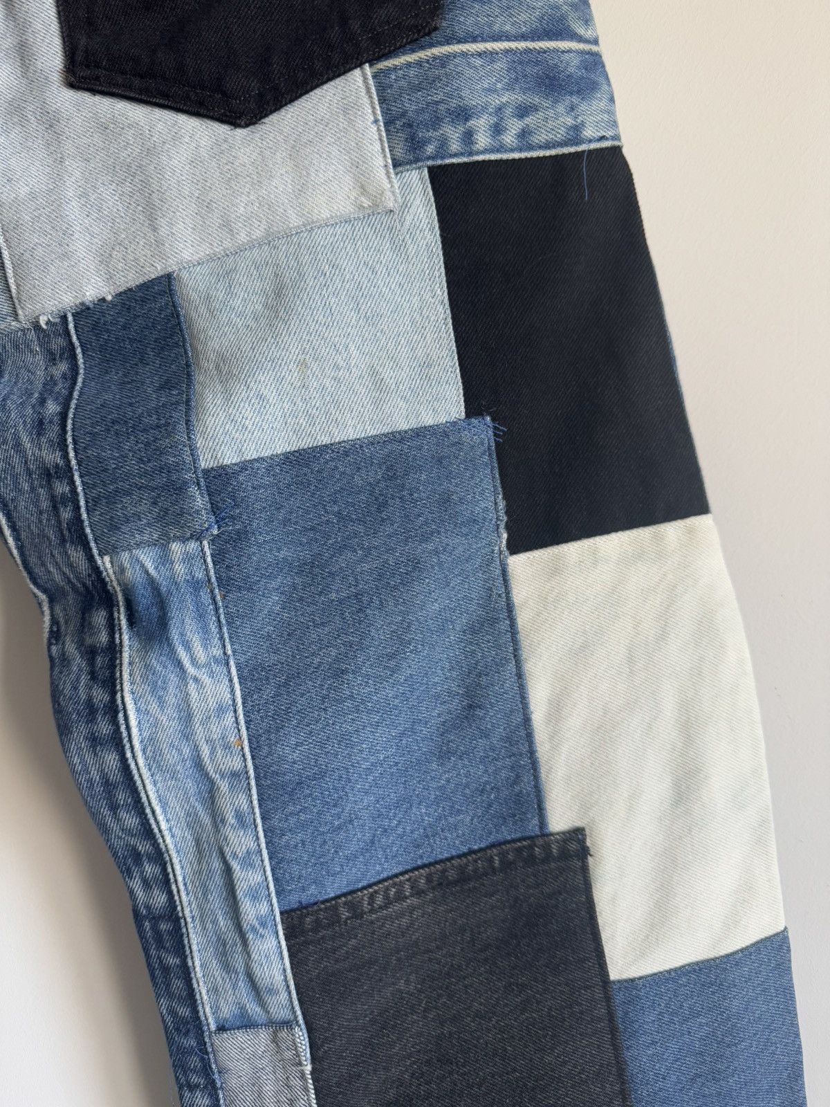 Levi's Custom recycled Levis jeans patchwork denim Size US 32 / EU 48 - 5 Thumbnail