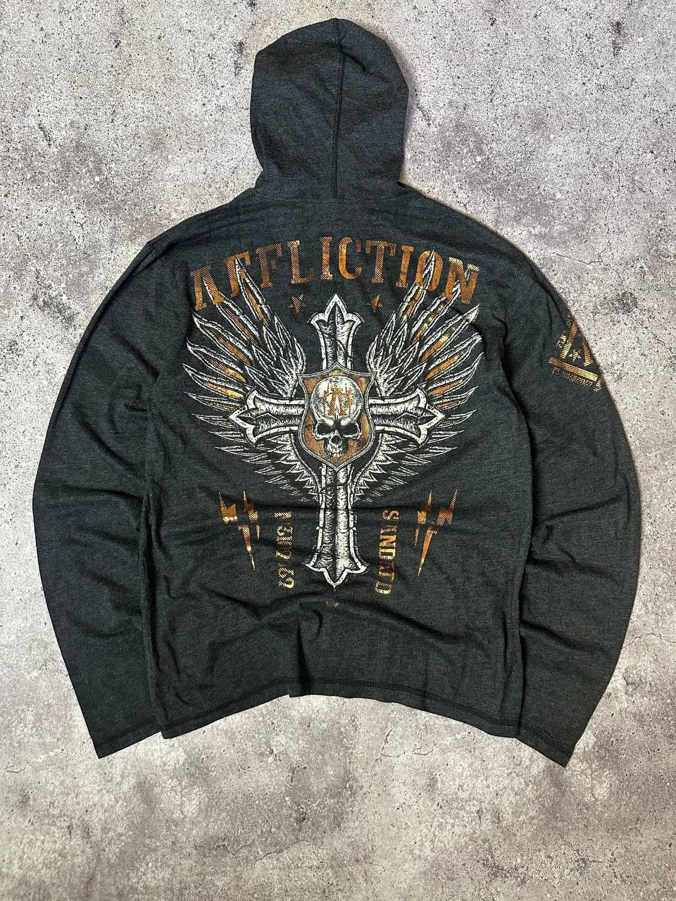 Affliction Crazy rare cyber y2k affliction longsleeve shirt Size US M / EU 48-50 / 2 - 1 Thumbnail