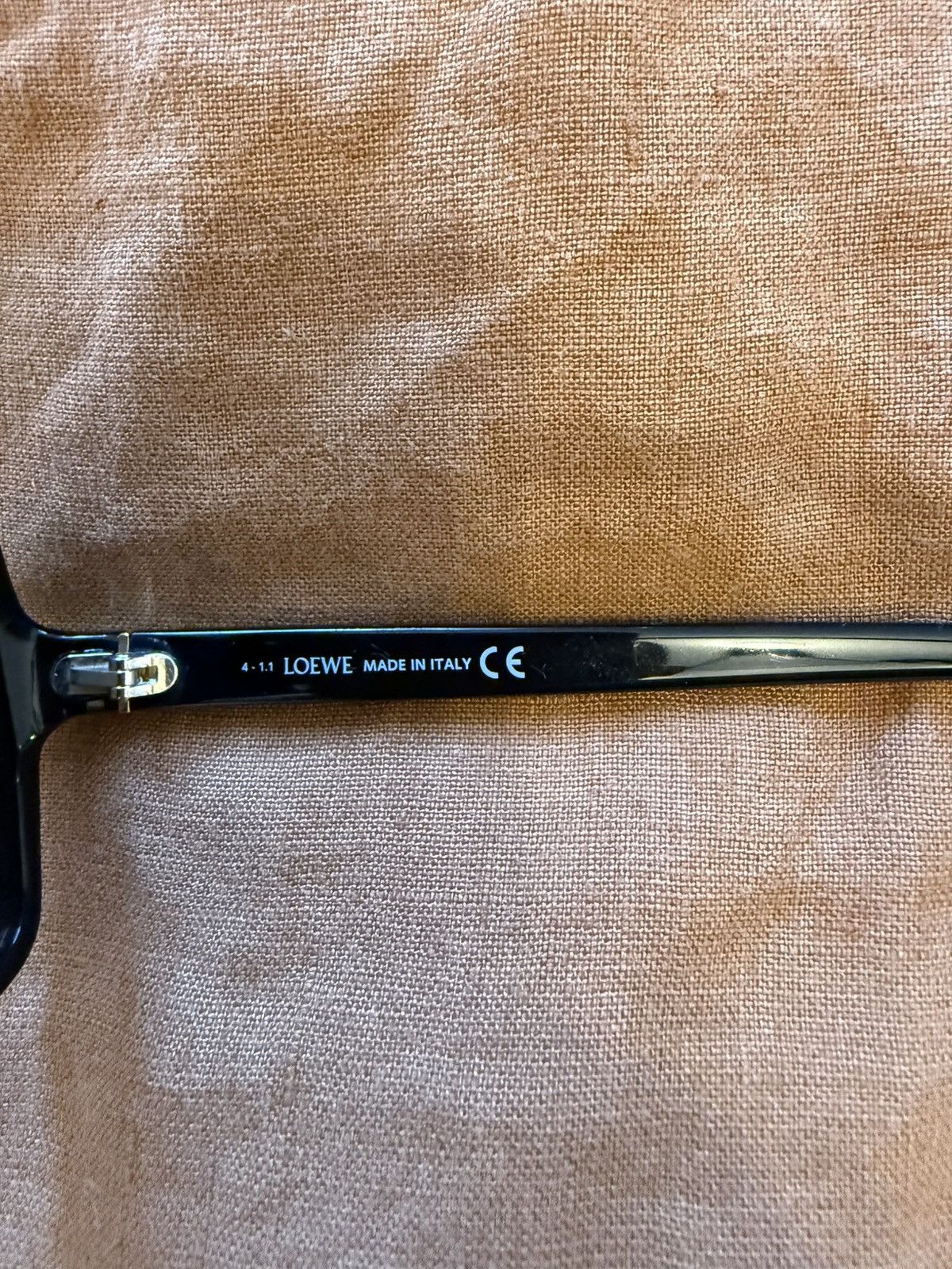 Loewe Loewe Hexagonal Sunglasses - BLACK Size ONE SIZE - 6 Thumbnail