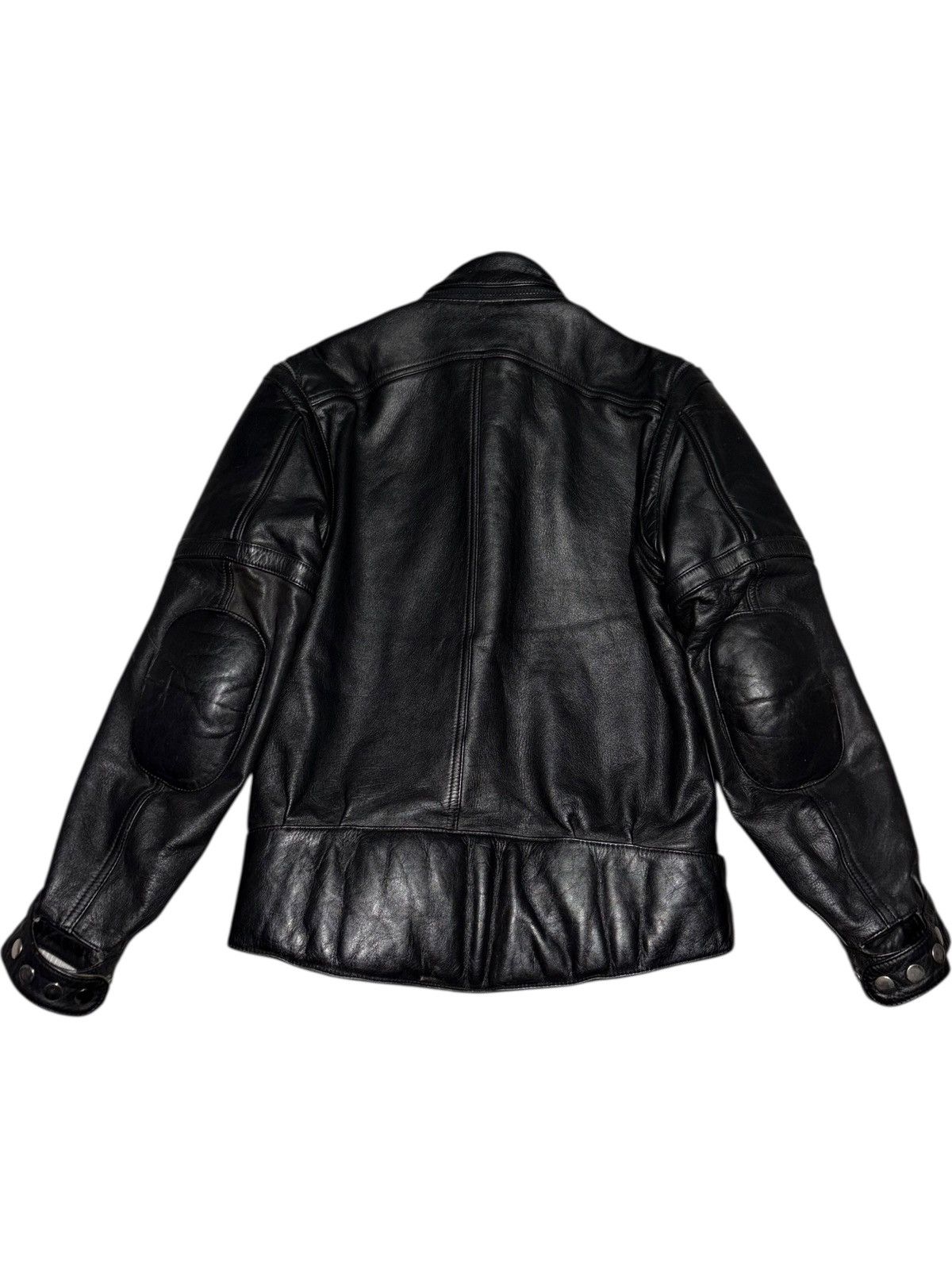Vintage Vintage German Leather Motorcycle Jacket Etches Leder padded Size US S / EU 44-46 / 1 - 2 Thumbnail