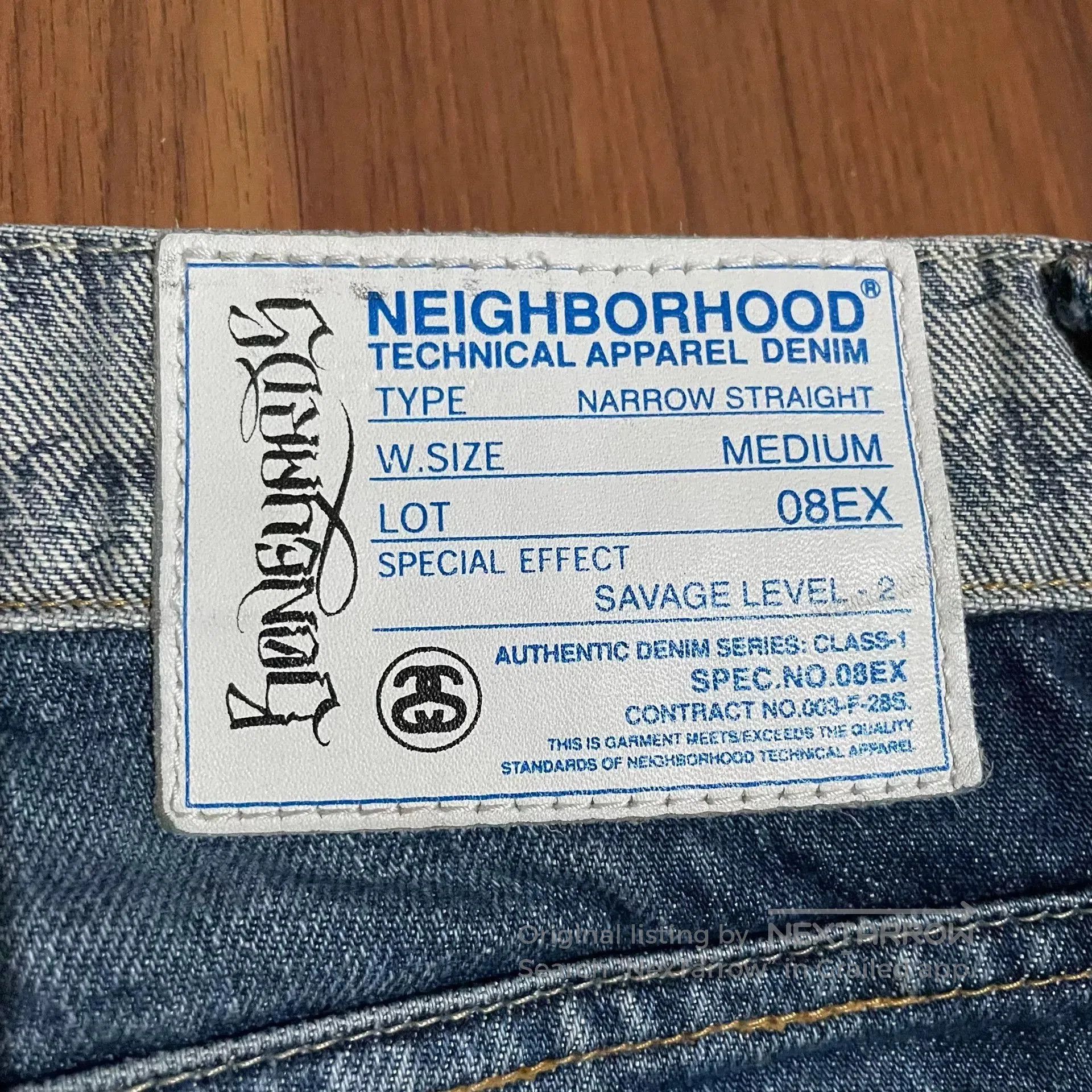Stussy NEIGHBORHOOD x STUSSY 08EX Jeans. Size US 43 - 6 Thumbnail