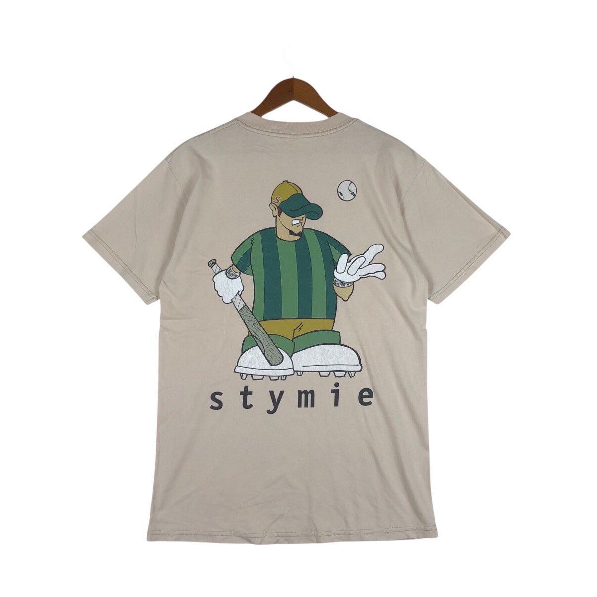 Vintage STYMIE Baseball Streetwear Vintage T-Shirt Size US XL / EU 56 / 4 - 1 Thumbnail