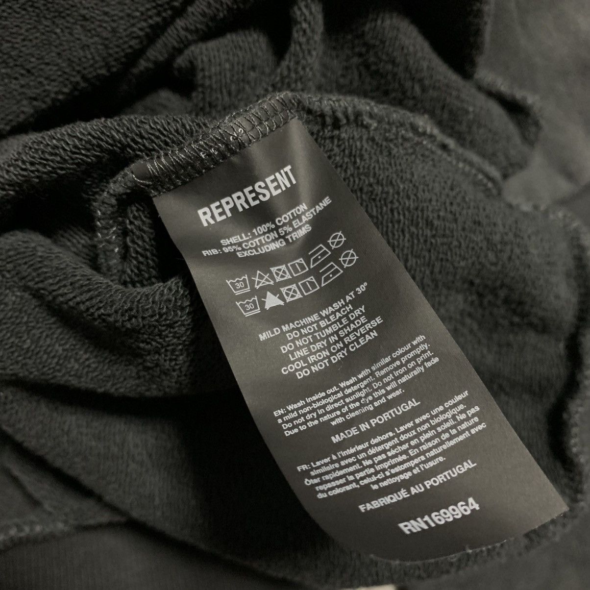 Represent Clo. Represent Small World Championship Stained Black Hoodie Size US S / EU 44-46 / 1 - 9 Thumbnail