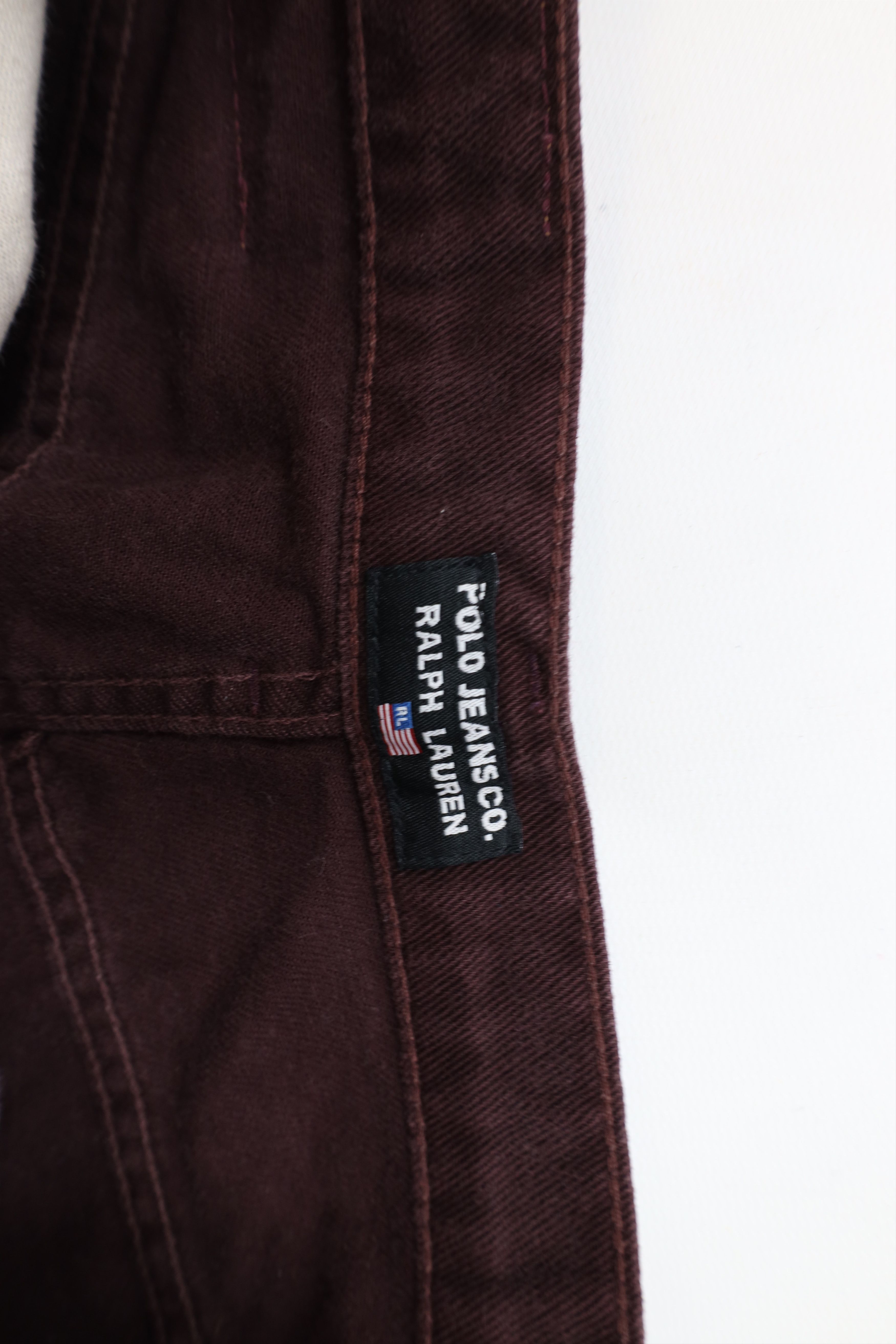 Ralph Lauren × Vintage Vintage 90s Ralph Lauren Relaxed Straight Leg Jeans Purple Size 32" / US 10 / IT 46 - 8 Thumbnail