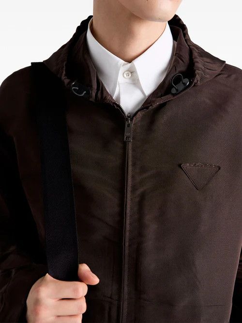 Prada o1bcso1str1025 Hooded Parka in Brown Size US S / EU 44-46 / 1 - 4 Thumbnail