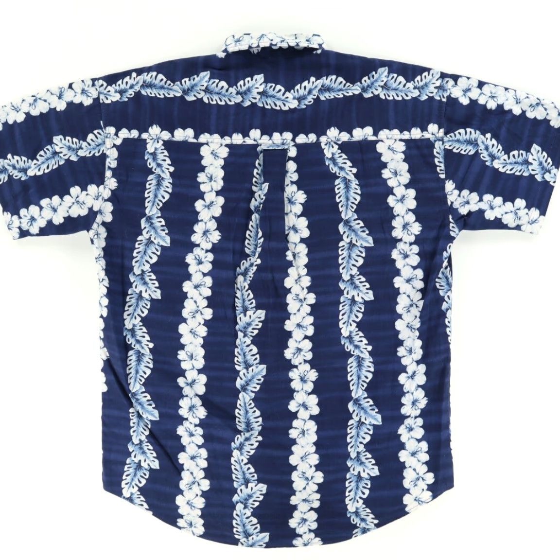 Ralph Lauren VTG Chaps Ralph Lauren Hawaiian Lei Camp Floral Shirt Blue Men's L Size US L / EU 52-54 / 3 - 4 Thumbnail