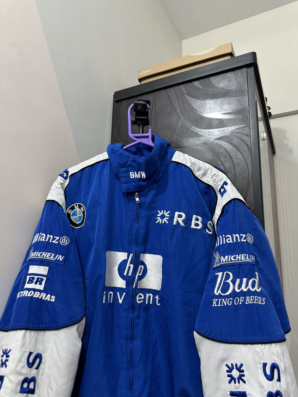 BMW Crazy Bmw Racing Bomber Jacket 🏎️🏁 Size US S / EU 44-46 / 1 - 2 Thumbnail