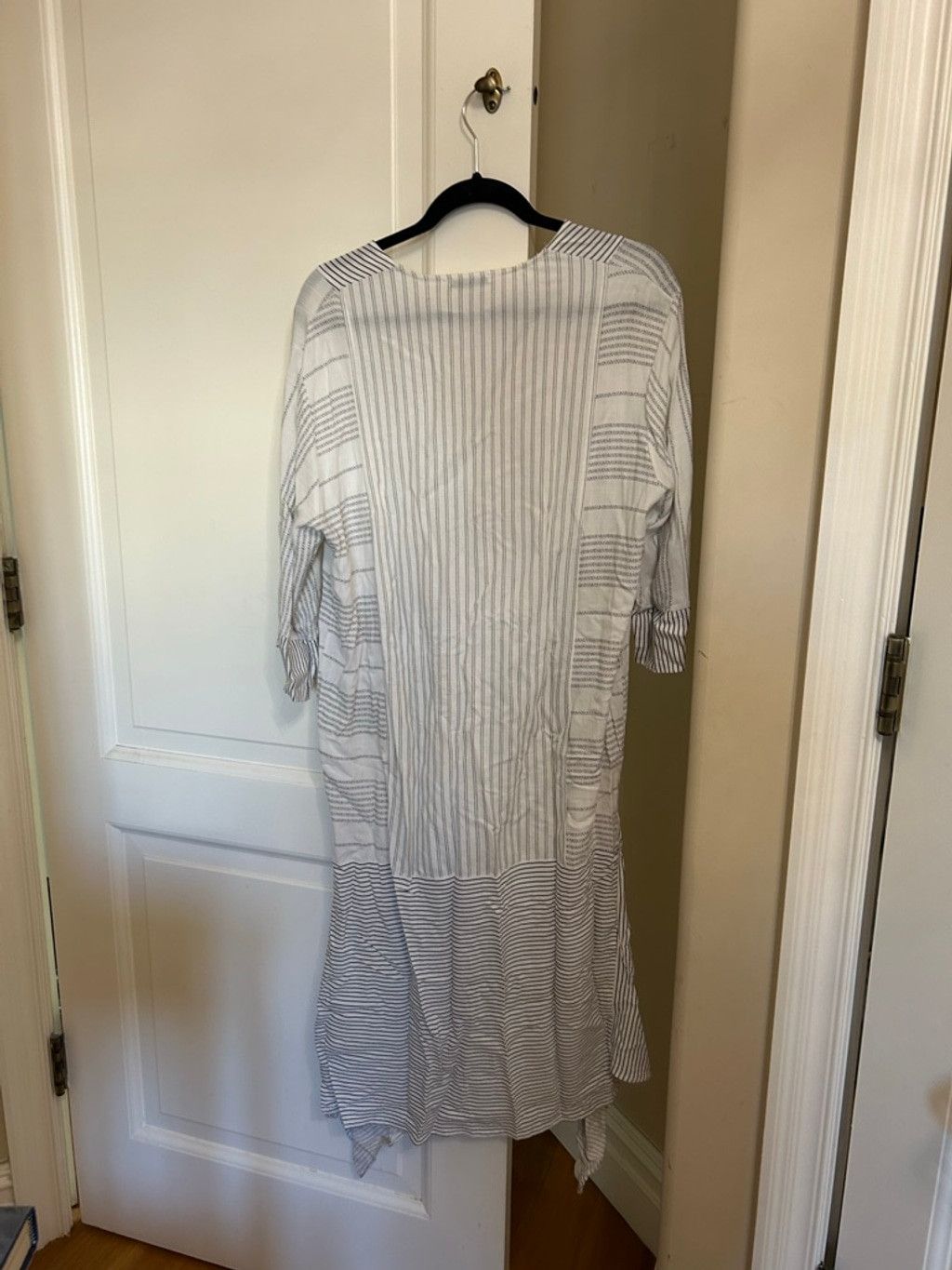 Zara Zara Asymmetric Hem Striped Dress Size S / US 4 / IT 40 - 6 Thumbnail