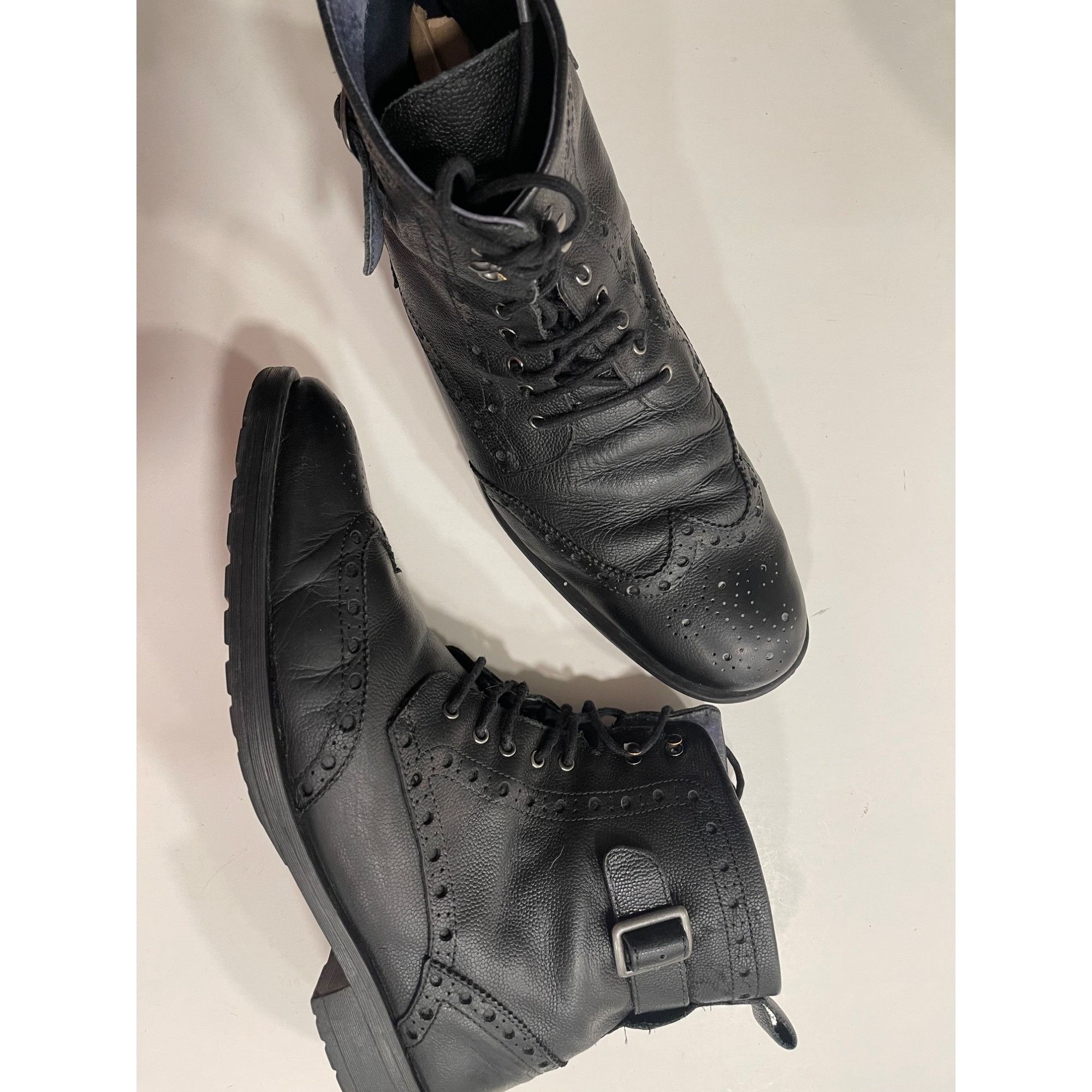 Gordon Rush Gordon Rush Mens Argyle Wingtip Lace-Up Boot Sz US 12 Size US 12 / EU 45 - 5 Thumbnail