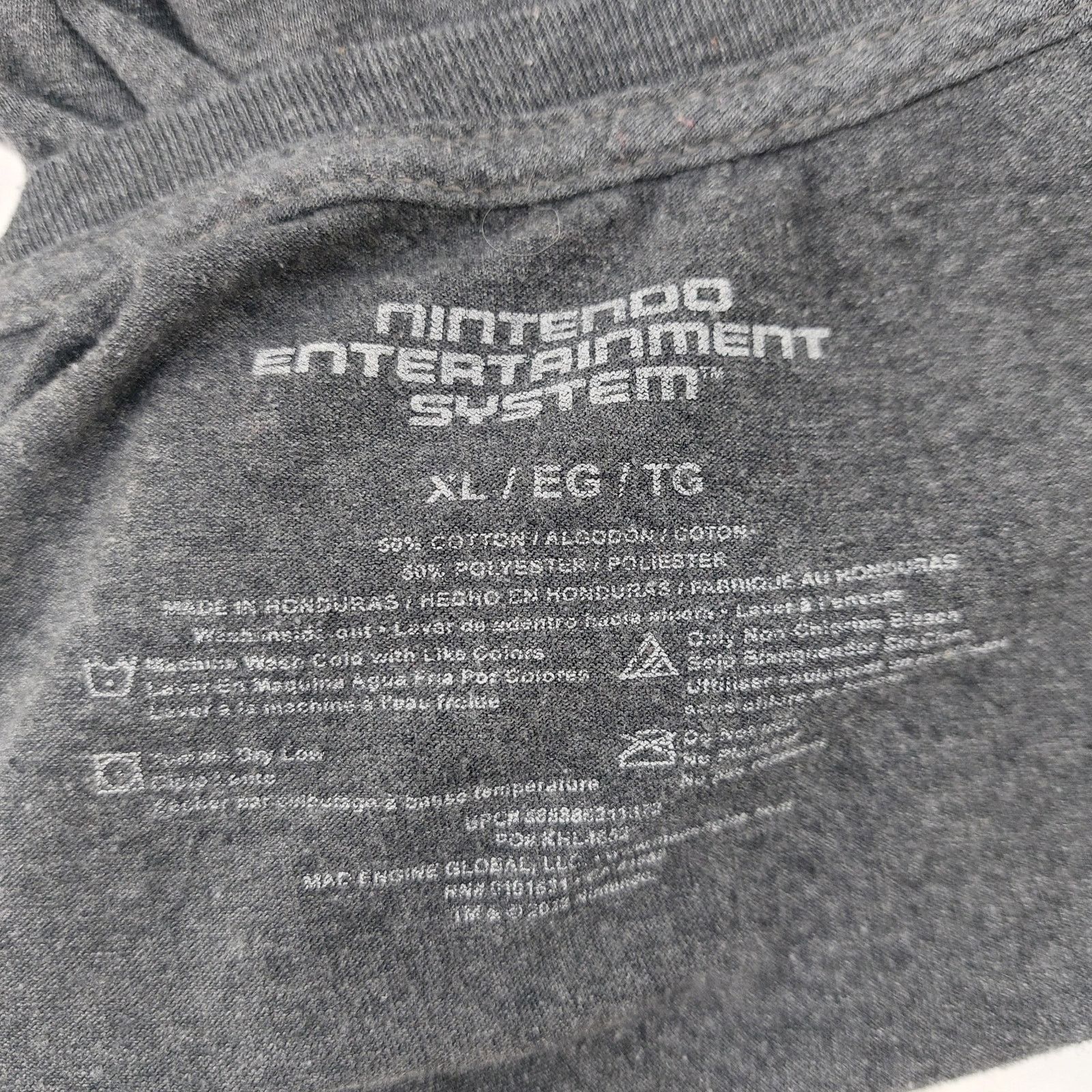 Other Nintendo Entertainment System Graphic Gray T-Shirt Gamer XL Size US XL / EU 56 / 4 - 3 Thumbnail