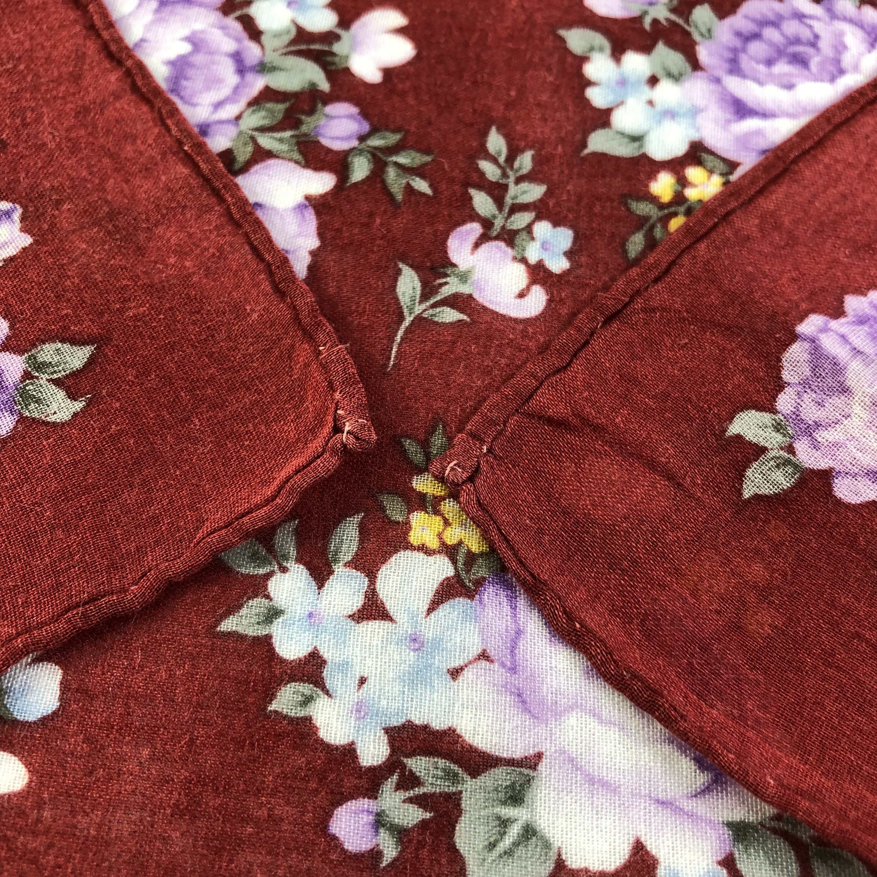 Vintage × Yves Saint Laurent YSL Hand Rolled Handkerchief Neckerchief Bandana H1738 Size ONE SIZE - 5 Thumbnail