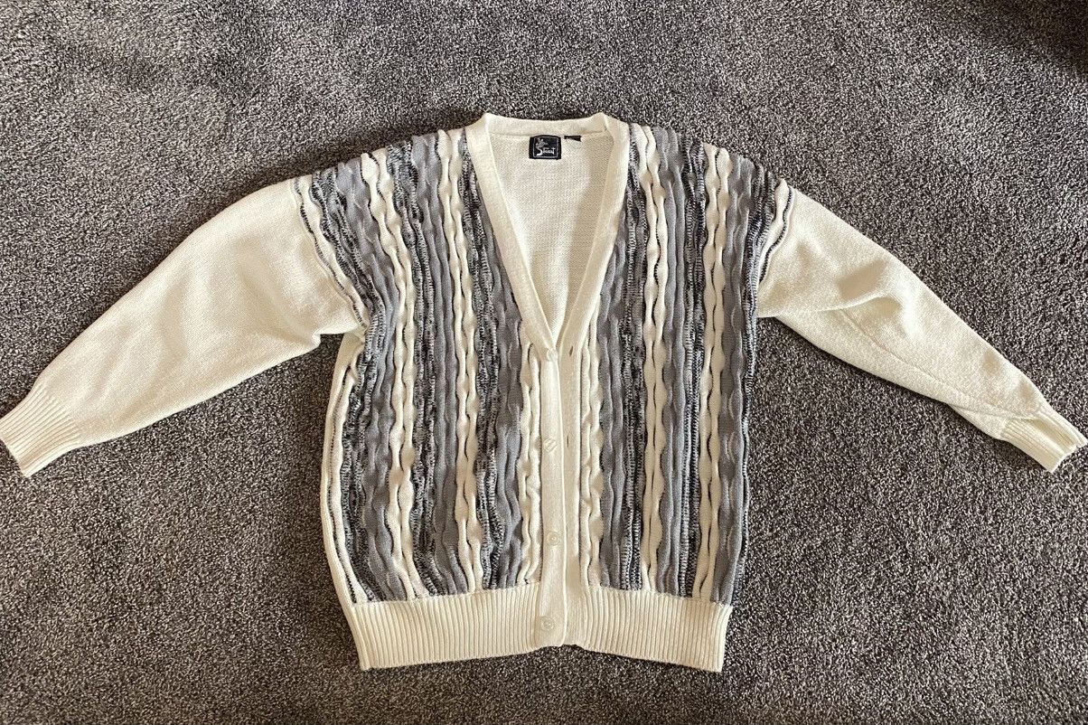 Other Vintage Alan Stuart Knit Button Down Cardigan Size XL Size US XL / EU 56 / 4 - 1 Thumbnail