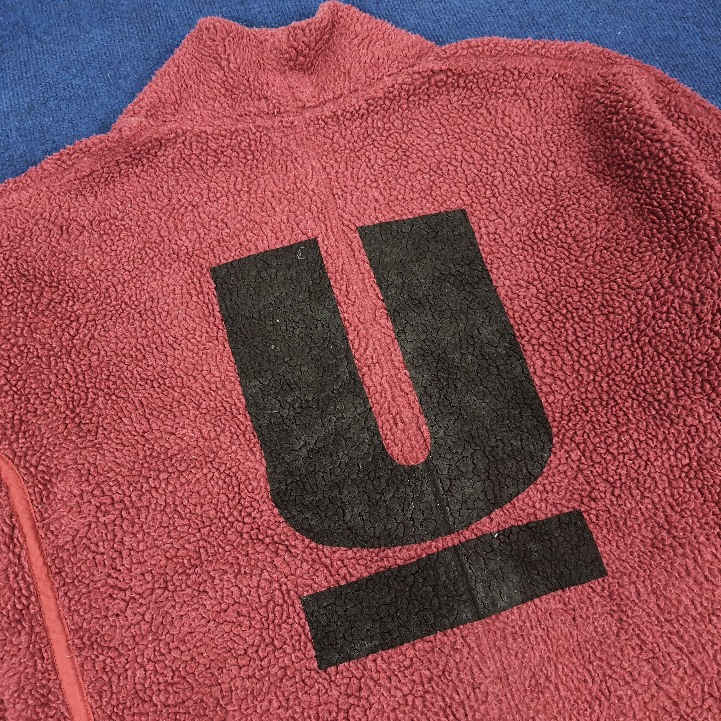 Japanese Brand × Vintage Vintage Uniqlo x Undercover Custom Logo Fleece Jacket Size US L / EU 52-54 / 3 - 2 Thumbnail