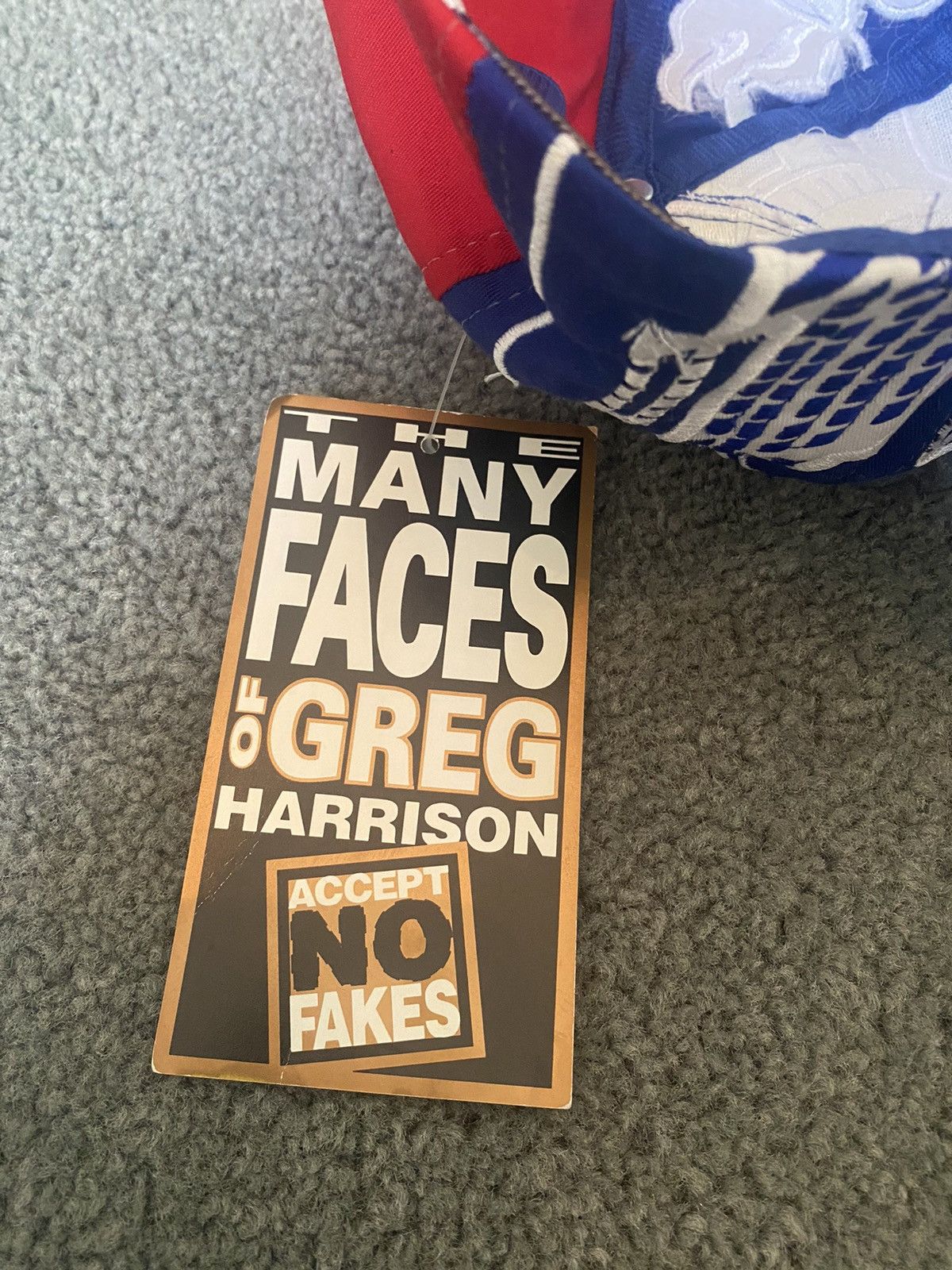 NHL × Vintage RARE NWT Greg Harrison The Mask New York Rangers Hat Size ONE SIZE - 7 Thumbnail
