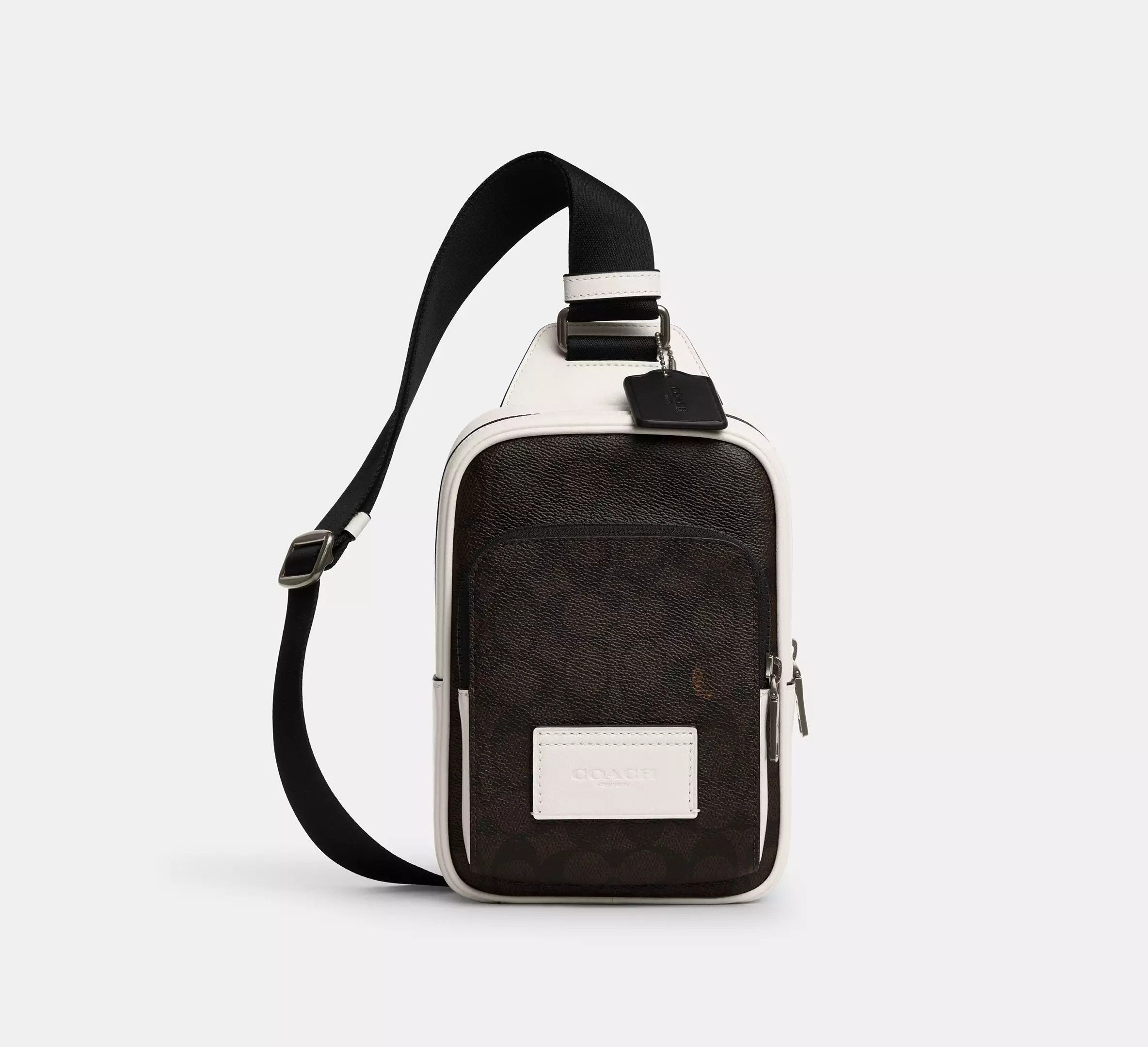 Coach Racer Sling Pack In Colorblock Signature Canvas CY912 Size ONE SIZE - 5 Thumbnail