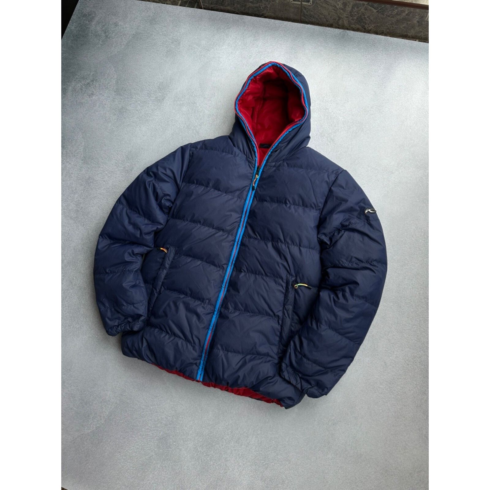 KJUS VTG Kjus Reversible Down Puffer Jacket Red / Navy Size US M / EU 48-50 / 2 - 13 Thumbnail