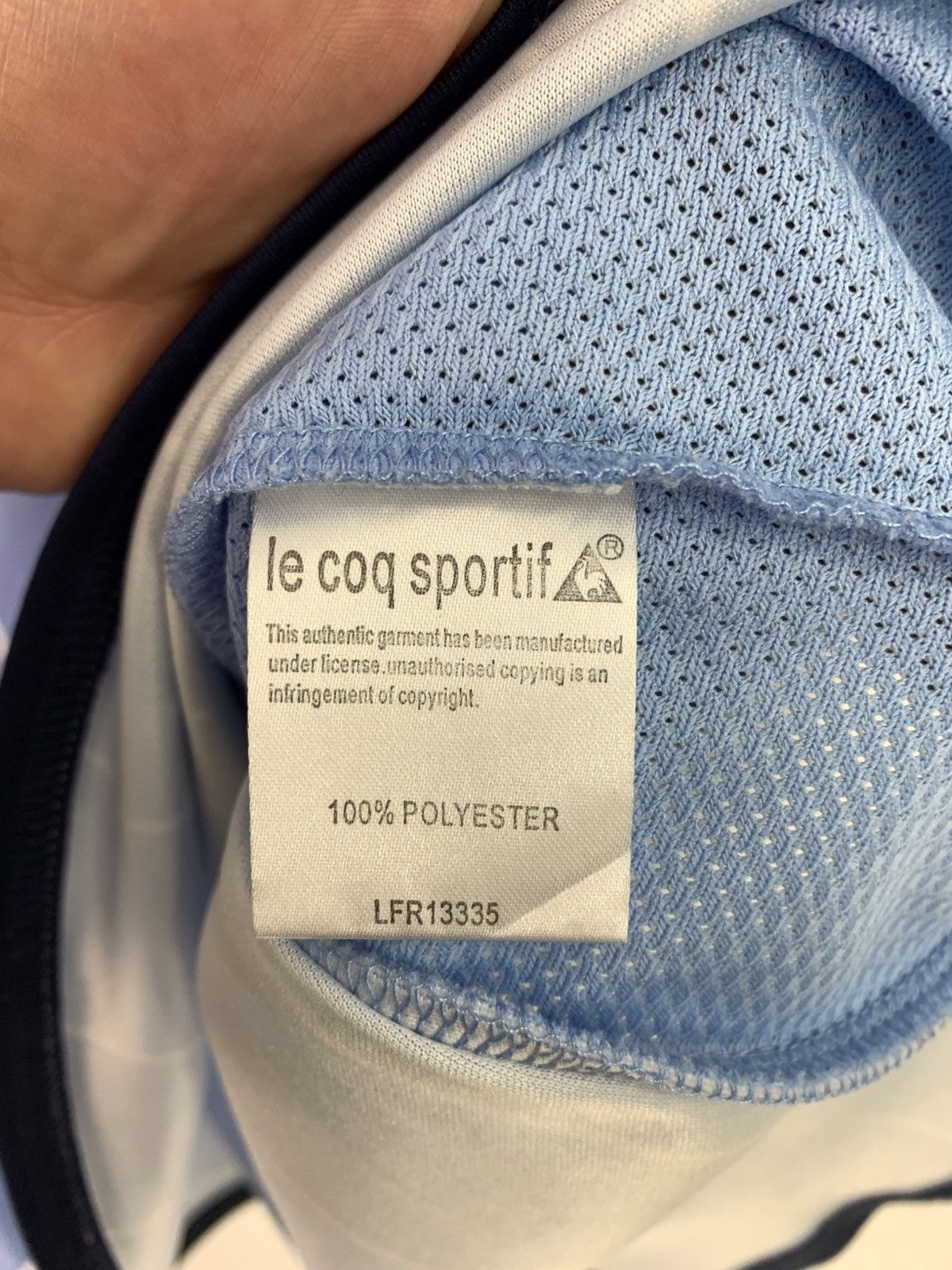 Le Coq Sportif Le Coq Sportif FC Manchester City 2007/08 Home Jersey L Size Size US L / EU 52-54 / 3 - 9 Thumbnail