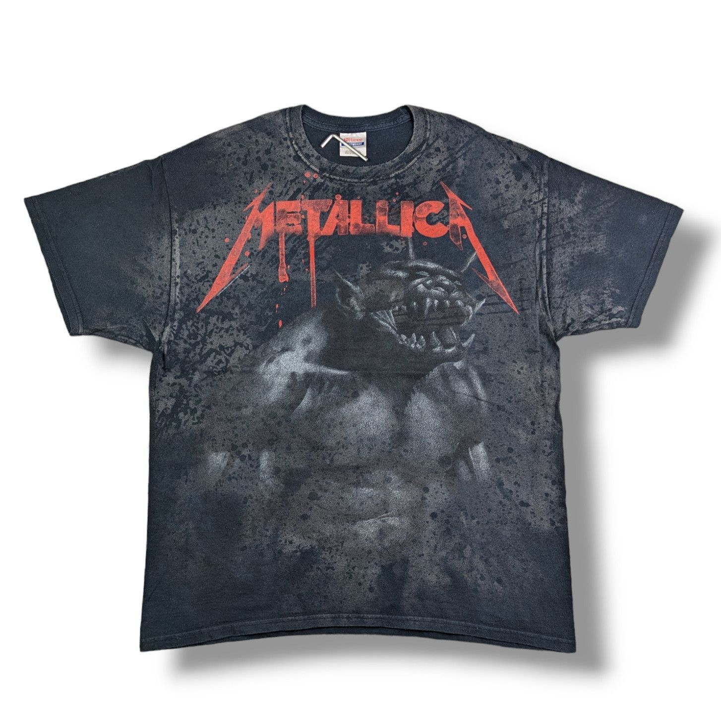 Band Tees × Metallica × Vintage Vintage Metallica Jump In The Fire All Over Print Tee Size US XL / EU 56 / 4 - 1 Thumbnail