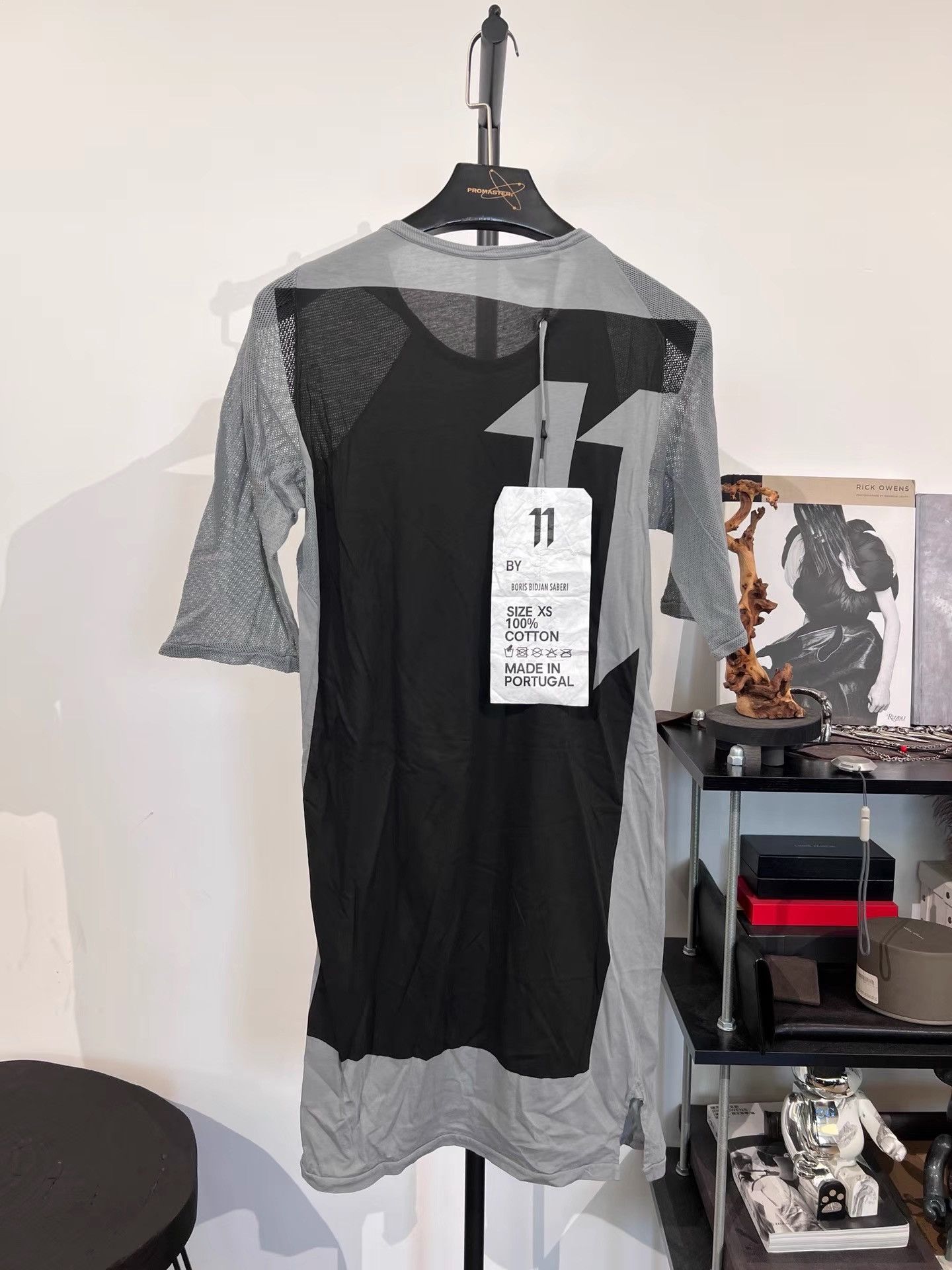 11 By Boris Bidjan Saberi 11by BBS TS2 Sheer Insert T-Shirt K35 Size US XS / EU 42 / 0 - 1 Thumbnail