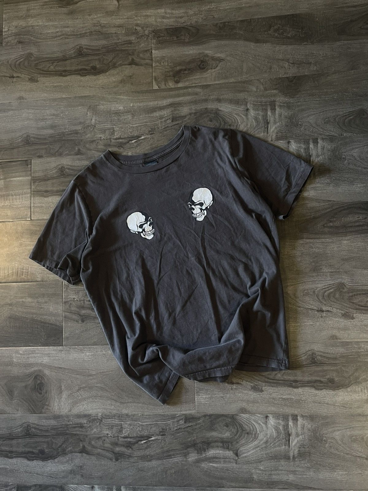 Number (N)ine Number Nine 05SS Crying Heart Double Skull Tshirt