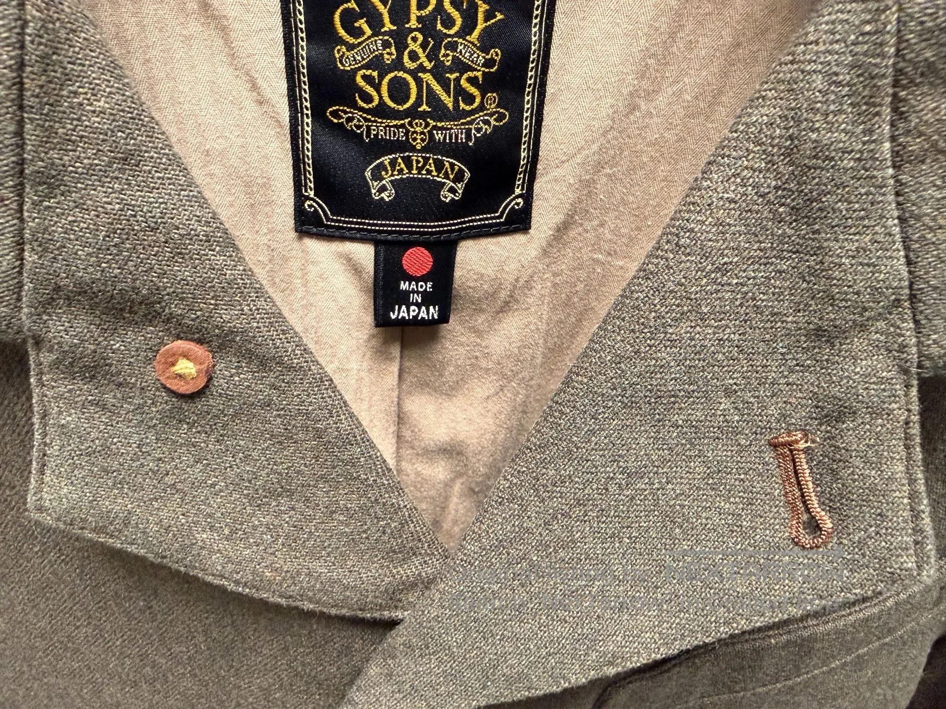 Japanese Brand Gypsy & Sons Wool Blend Suit Jacket. Size US S / EU 44-46 / 1 - 3 Thumbnail