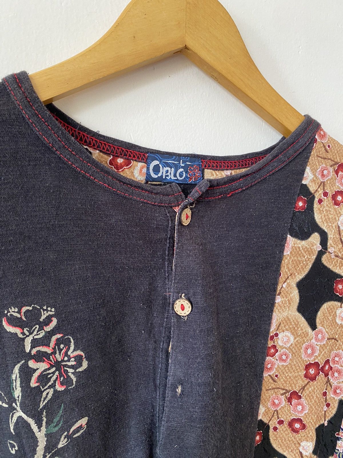 Affliction × Japanese Brand × Seditionaries Japanese Sukajan Oblo T-Shirt Size US L / EU 52-54 / 3 - 4 Thumbnail