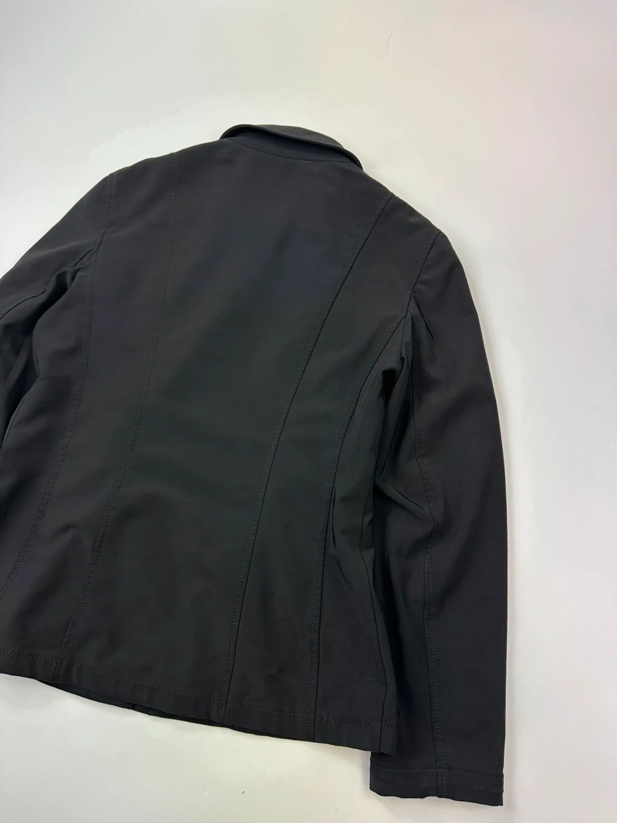 Prada Prada Milano SS1997 Black Nylon Tailored Jacket Size M / US 6-8 / IT 42-44 - 6 Thumbnail