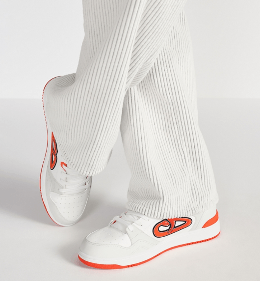 Dior × Kaws o1w1db10426 3SN318 Low-Top Sneakers in White/Red Size US 7 / EU 40 - 6 Thumbnail