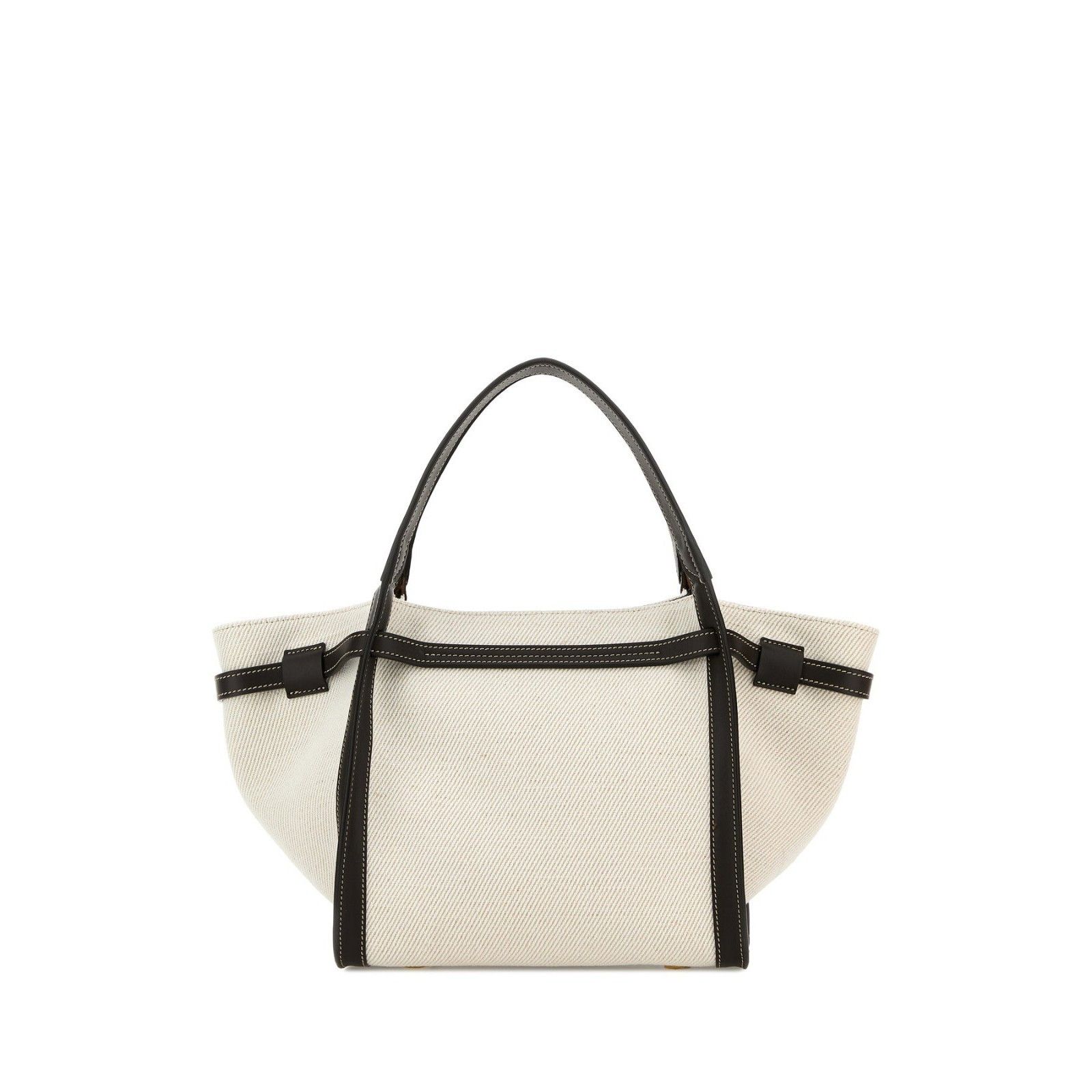Tod's TOD'S Tim Small White Canvas Top Handle Bag New & Authentic Size ONE SIZE - 3 Thumbnail