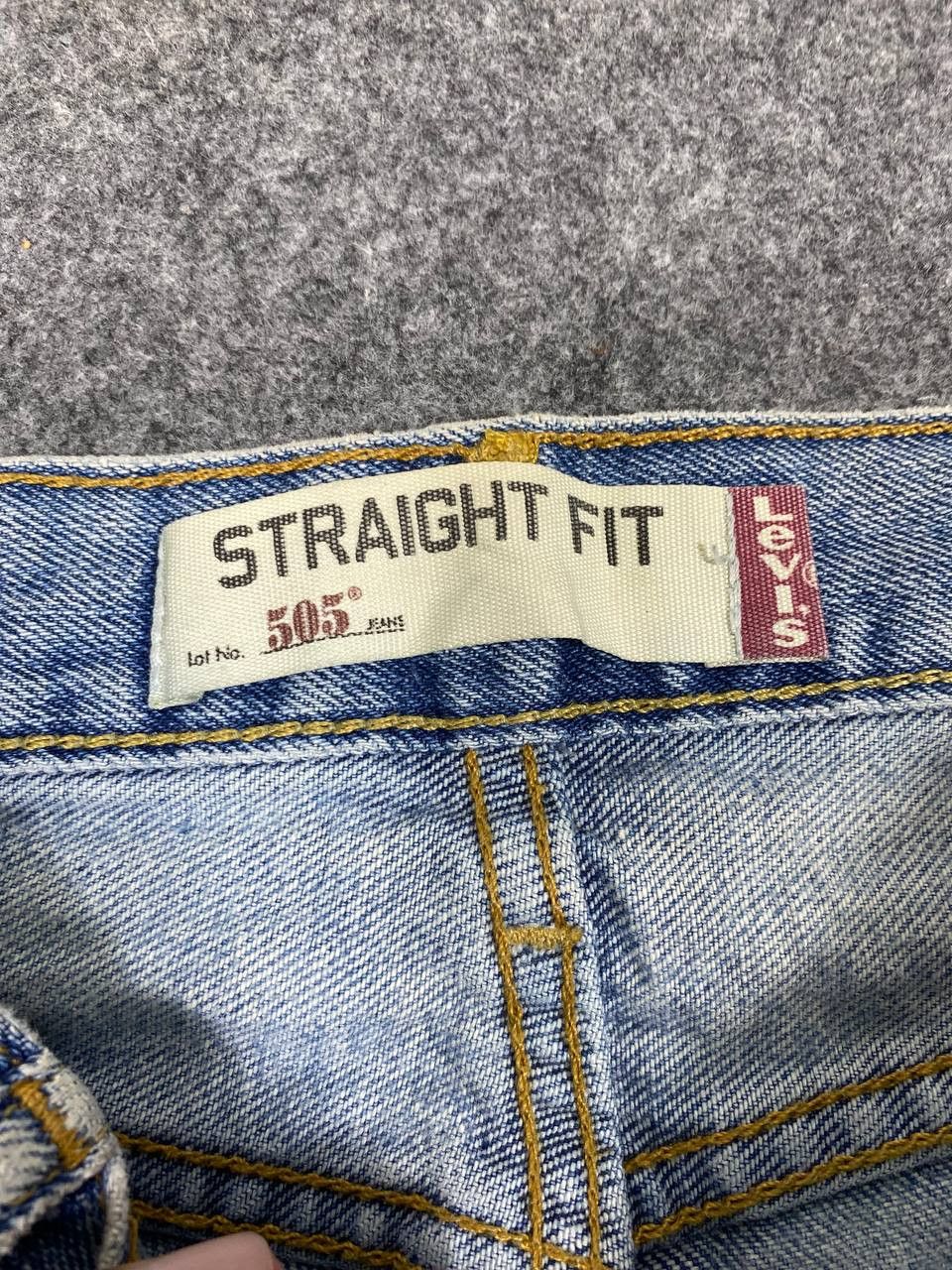 Levi's vintage levis 505 straight fit dirty denim nice design Size US 32 / EU 48 - 12 Thumbnail