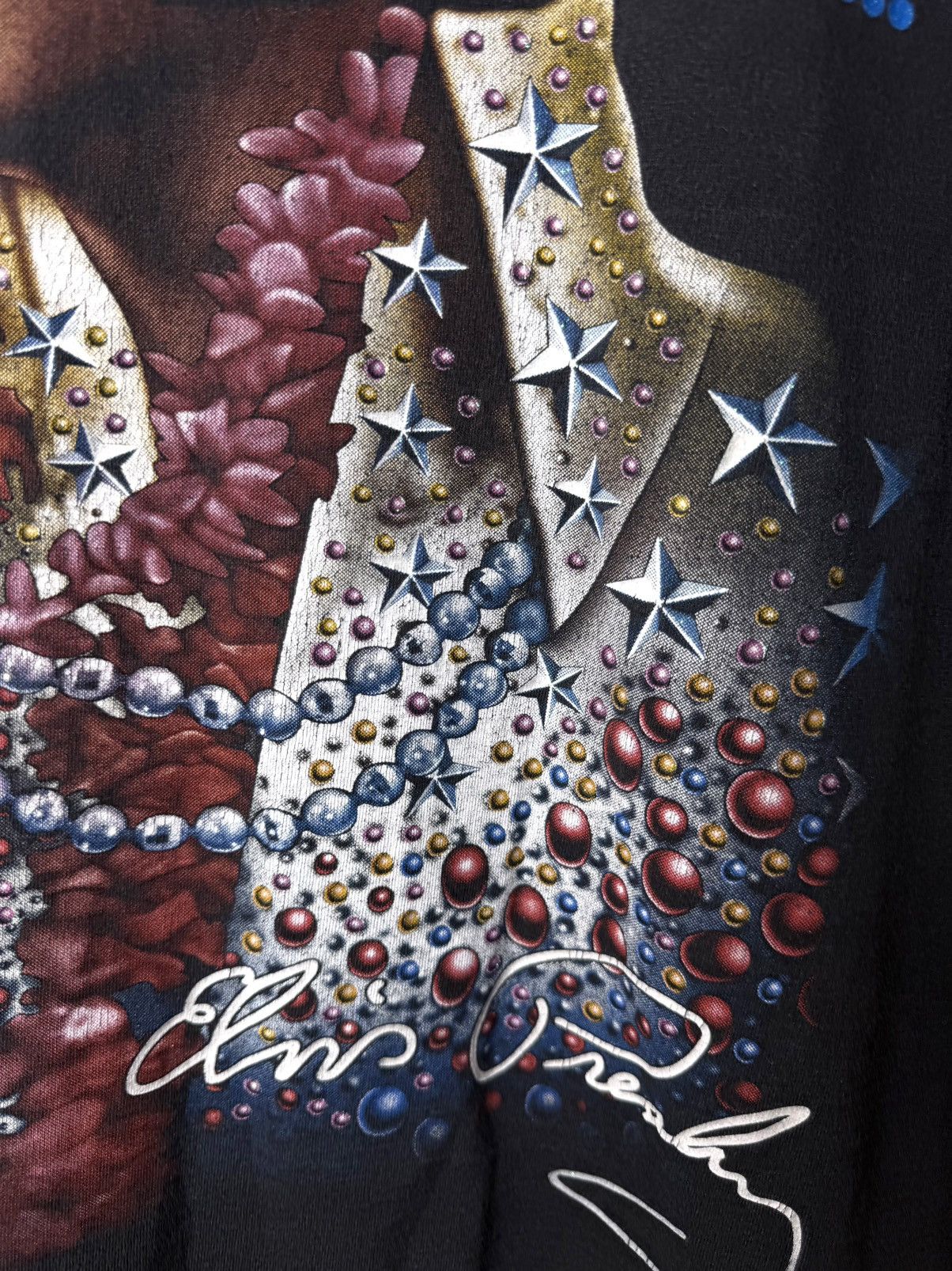 Band Tees Vintage 00s Elvis Presley American Classic Band Rock T Shirt Size US XL / EU 56 / 4 - 6 Thumbnail