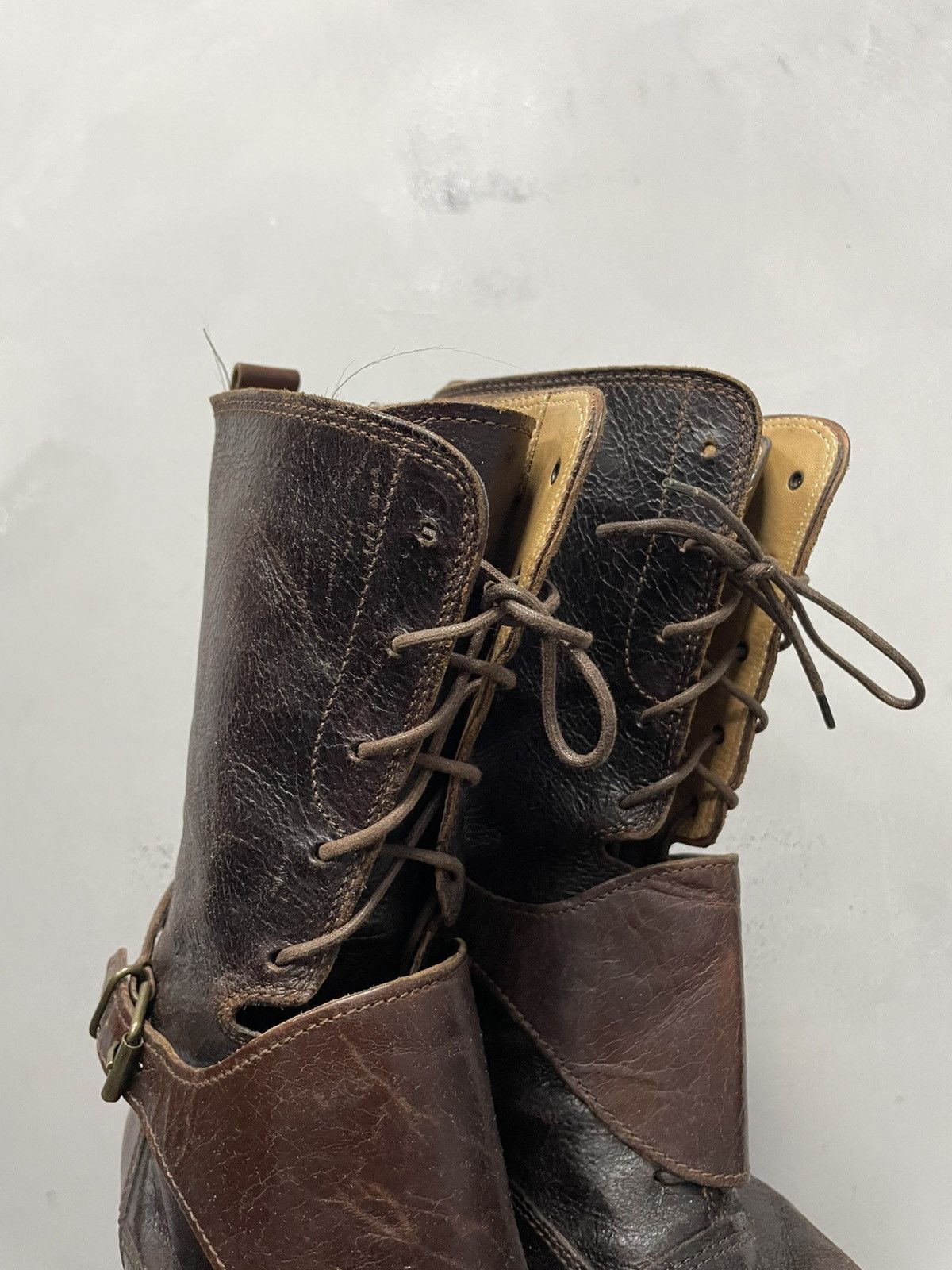 Harley Davidson Hugo Boss archive 2000s moto boots y2k Size US 8 / EU 41 - 6 Thumbnail