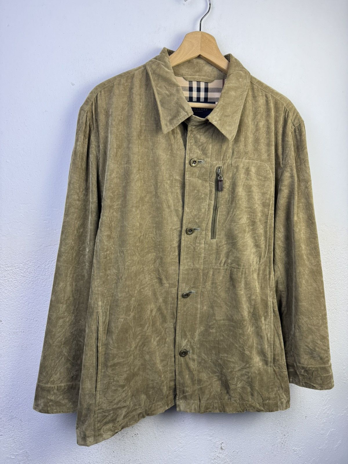 Burberry Burberry London Corduroy Button ups Jacket Size US L / EU 52-54 / 3 - 2 Thumbnail