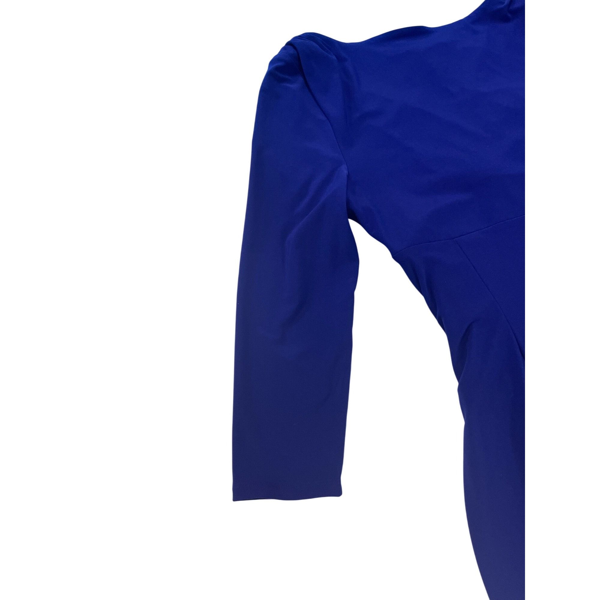 Lauren Ralph Lauren Lauren Ralph Lauren Womens blue v neck poly elast maxi Sleev Size XL / US 12-14 / IT 48-50 - 10 Thumbnail