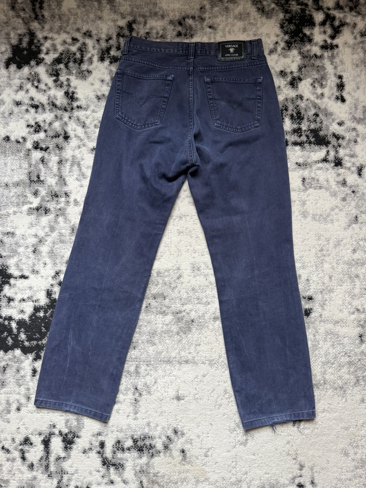 Versace Jeans Couture Y2K Versace Denim Jeans Size US 33 - 2 Thumbnail