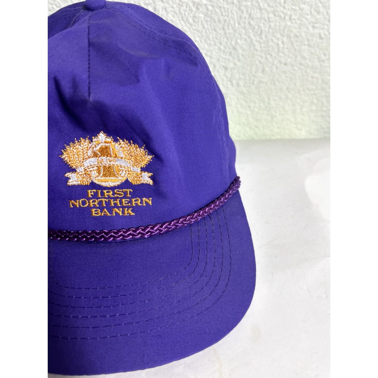 Vintage VINTAGE SnapBack Hat Purple Adjustable KC Collections Men One Size Adults Purple Snapback Adjustable Hat Size ONE SIZE - 4 Thumbnail