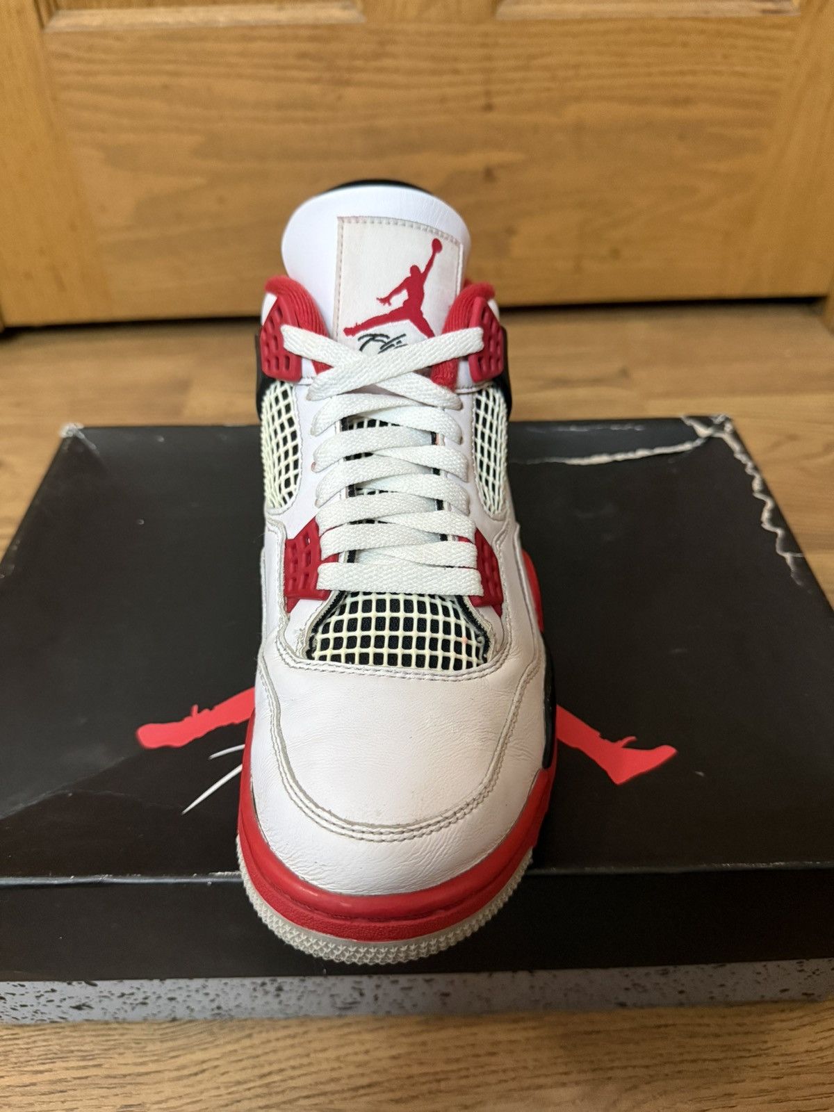 Jordan Brand Air Jordan 4 “Fire red” OG Size 7.5M Size US 7.5 / EU 40-41 - 4 Thumbnail