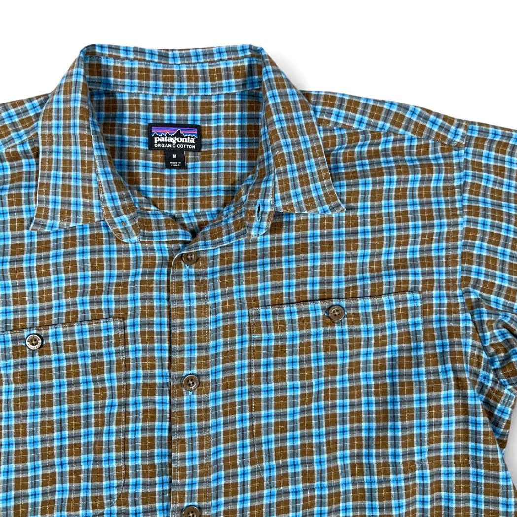 Patagonia Patagonia Shirt Adult MEDIUM Blue Plaid Flannel Organic Cotton Outdoor Size US M / EU 48-50 / 2 - 2 Thumbnail