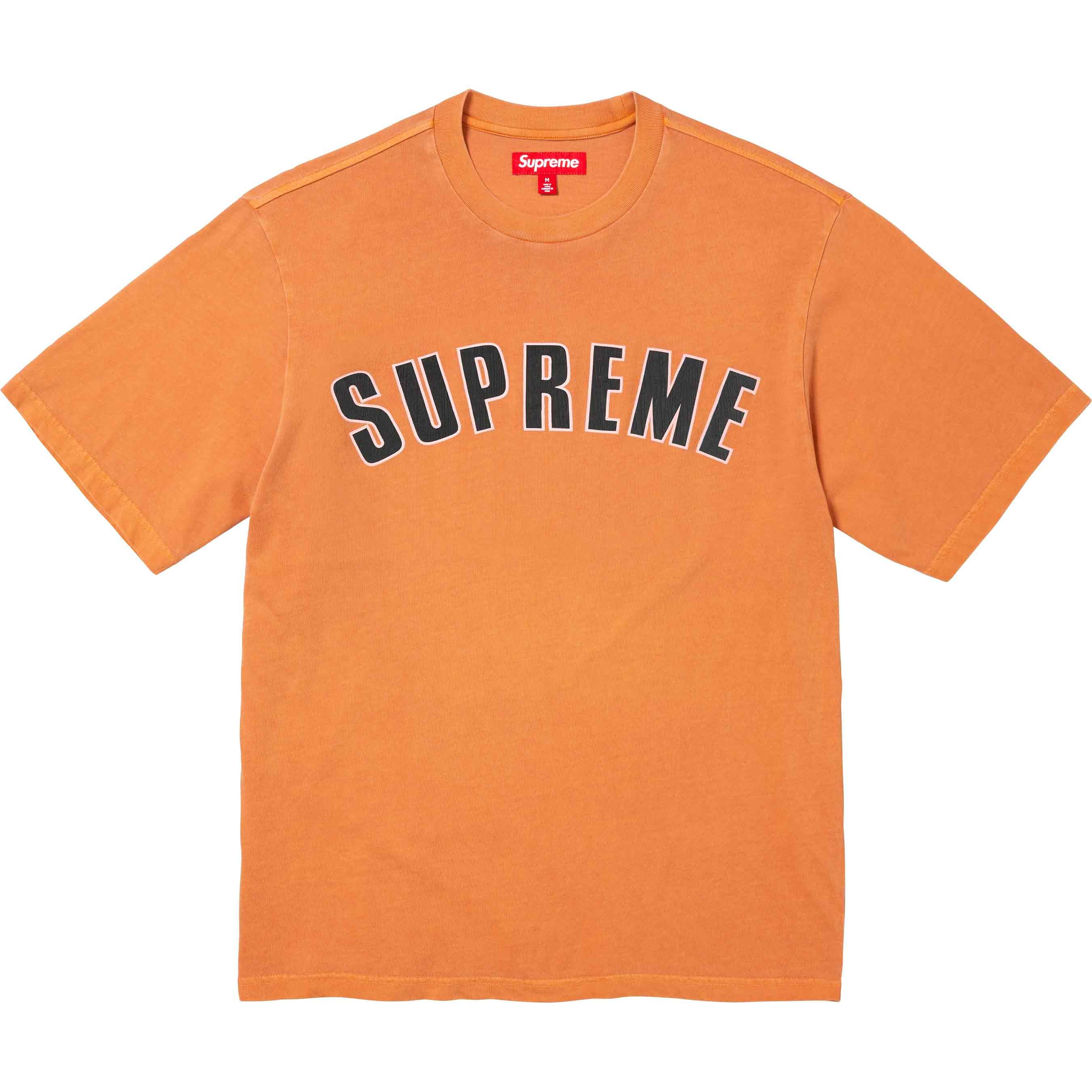 image of Supreme Cracked Arc S/s Top in Orange, Men's (Size Small)