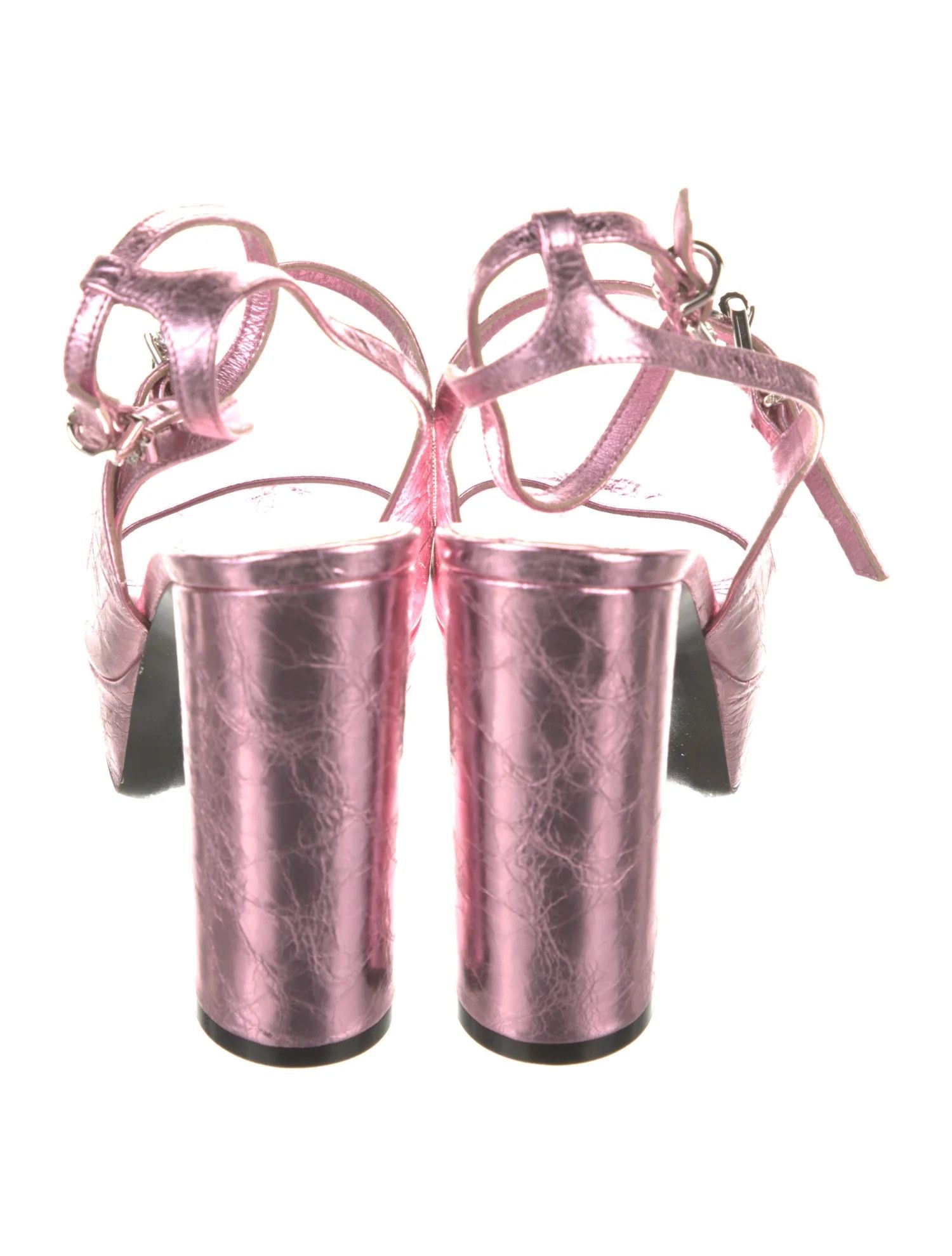 Givenchy o1srvl11e1224 Leather Sandals in Silver Size US 5 / IT 35 - 4 Thumbnail