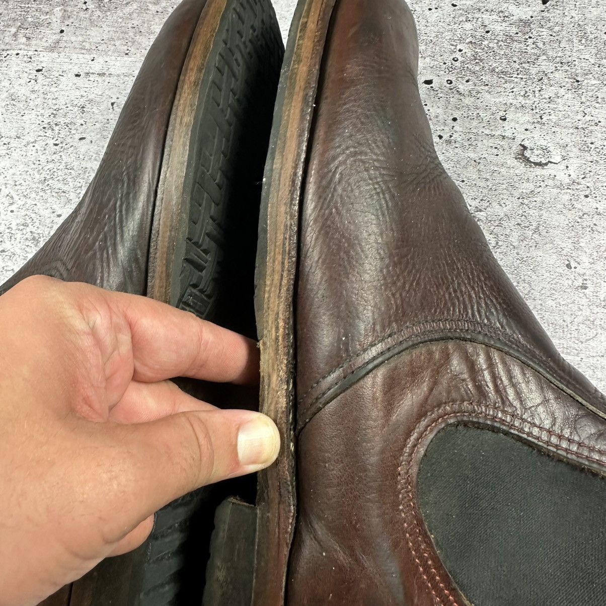 Red Wing Vintage Red Wing Shoes USA Leather Boots Size US 10 / EU 43 - 19 Thumbnail