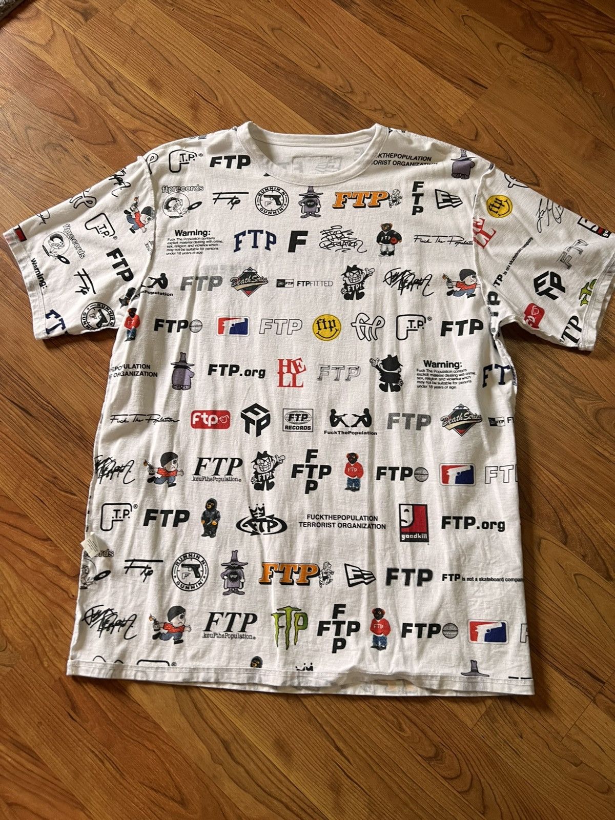 Fuck The Population FTP 13 year tee Size US XL / EU 56 / 4 - 4 Thumbnail