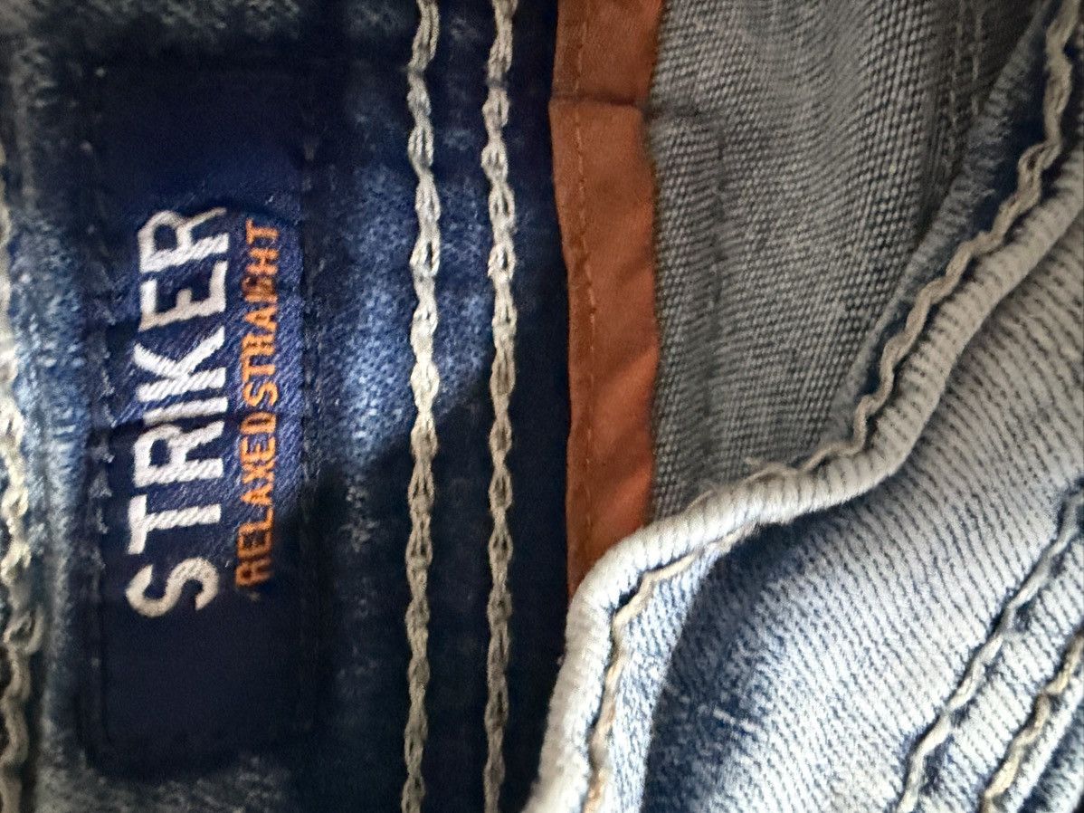 BKE American Fighter Striker Relaxed Straight Stretch Jeans 32R Size US 32 / EU 48 - 6 Thumbnail