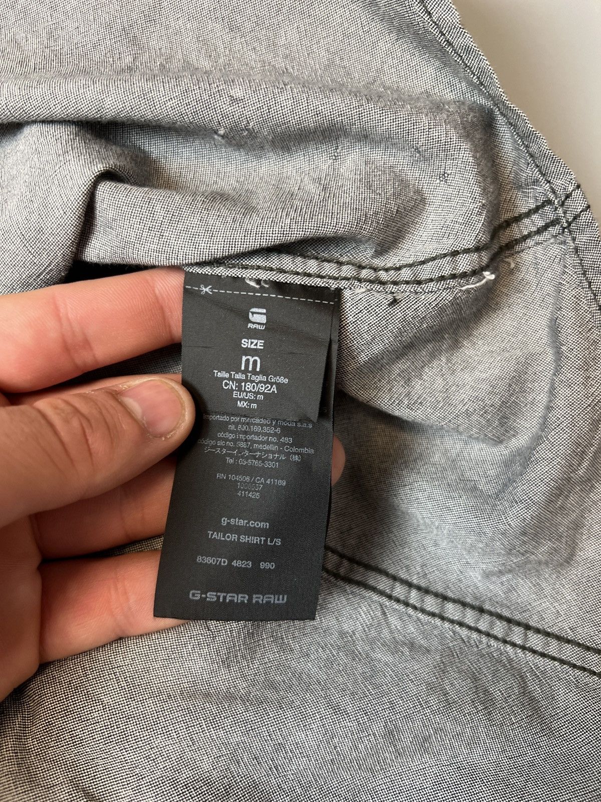 G-Star G-Star Raw Denim Tailor Shirt Size M Size US M / EU 48-50 / 2 - 6 Thumbnail