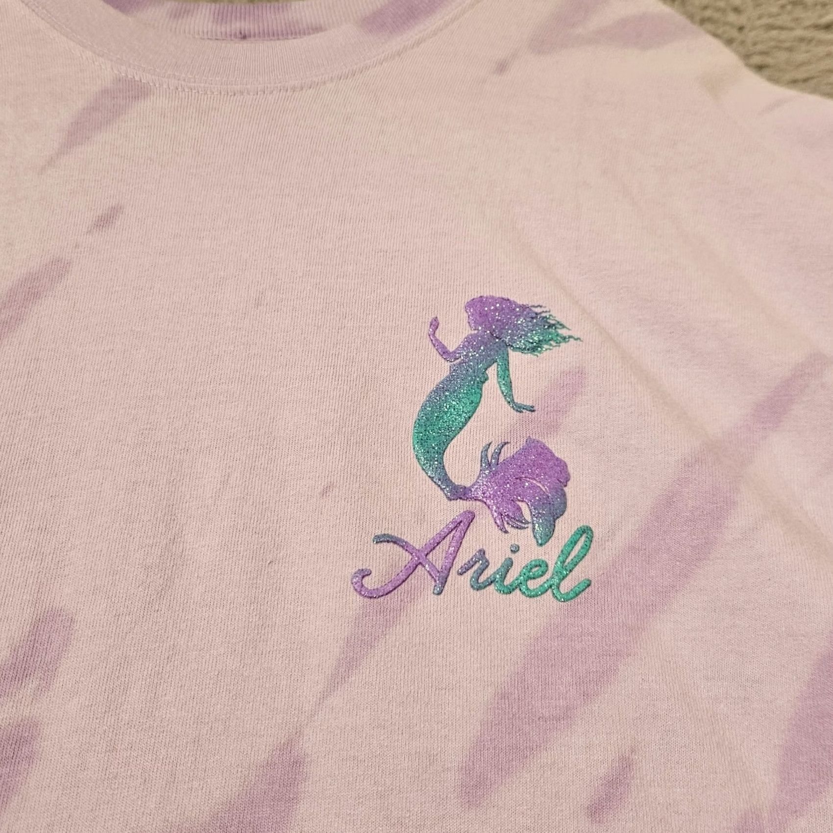 Disney Disney Womens XL Purple Spirit Jersey Ariel Little Mermaid Part Your World Size XL / US 12-14 / IT 48-50 - 6 Thumbnail