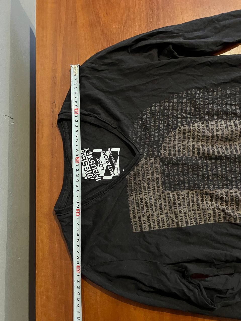 Diesel DIESEL COTTON MONOGRAM BIG MULTI LOGO LONG SLEEVE SIZE S Size US S / EU 44-46 / 1 - 17 Thumbnail