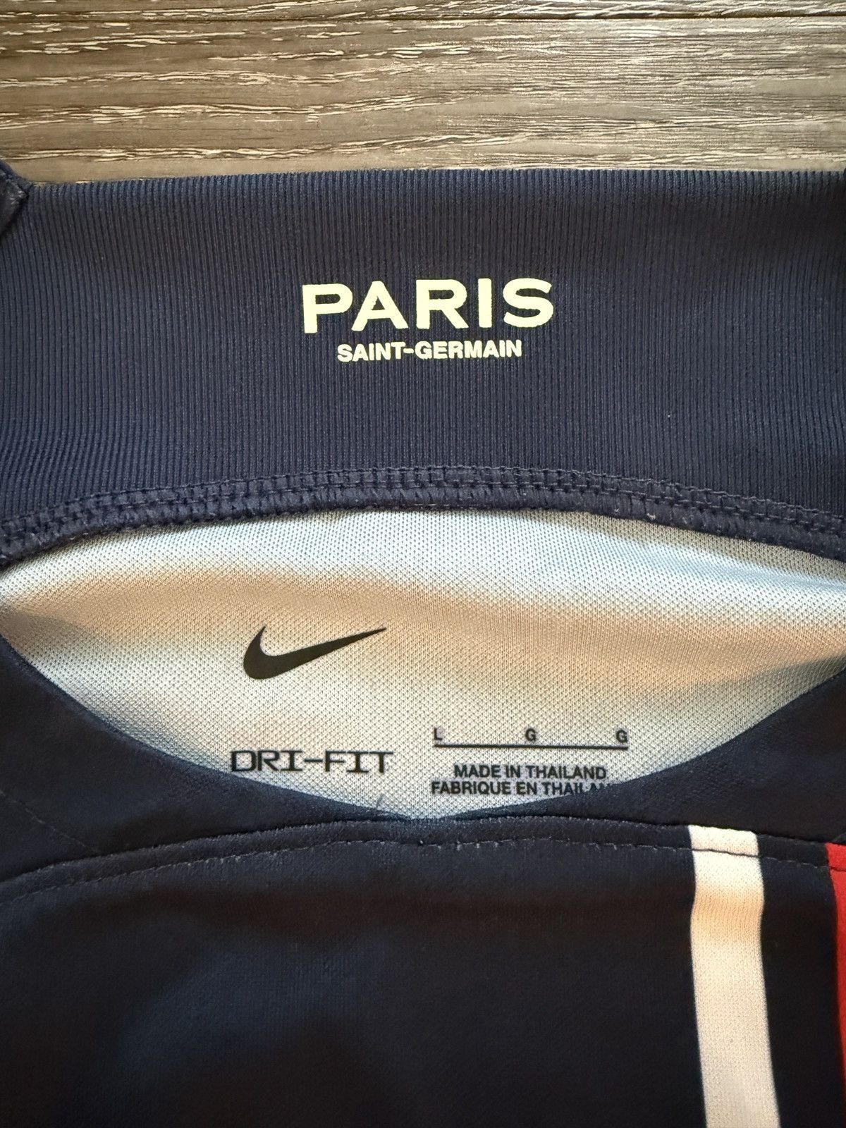 Nike Nike PSG Soccer Jersey Size US L / EU 52-54 / 3 - 4 Thumbnail