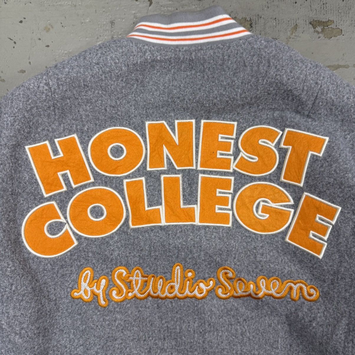 Japanese Brand Honest college by studio seven quilted varsity Jacket Size US L / EU 52-54 / 3 - 10 Thumbnail
