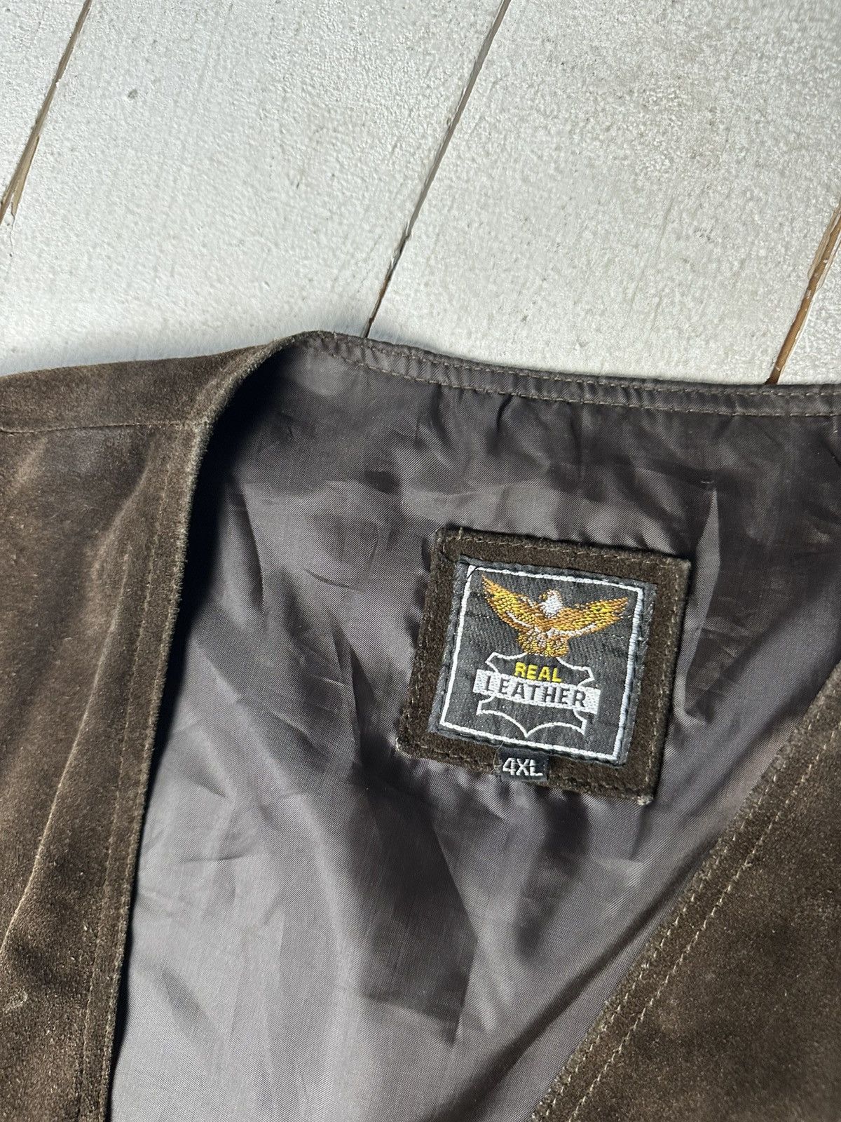 Genuine Leather 90s 🚨Vintage Leather WEST Flight Bomber RARE MOTORCYCLE Size US XXL / EU 58 / 5 - 6 Thumbnail