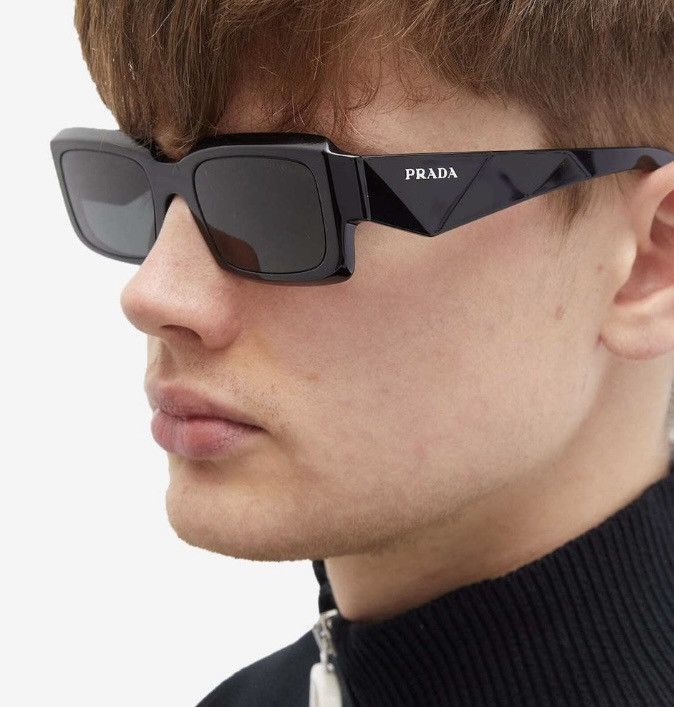 おすすめ☆大人気【PRADA】 S OOO ブラック Prada NEW PRADA SPR 27Z 16K08Z SQUARE PR 27ZS BLACK